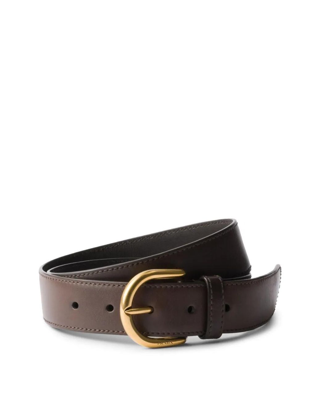 Prada Brown Leather Belt