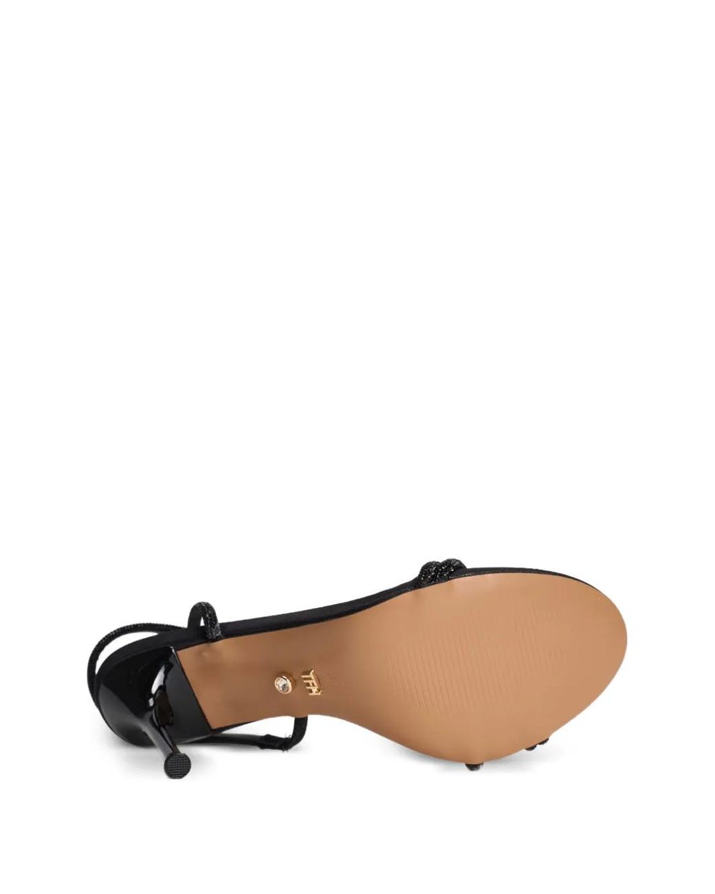 Twentyfourhaitch White Embellished Strap Sandals