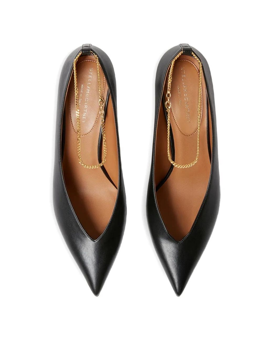 Stella McCartney Blue Chain-Detail Pumps