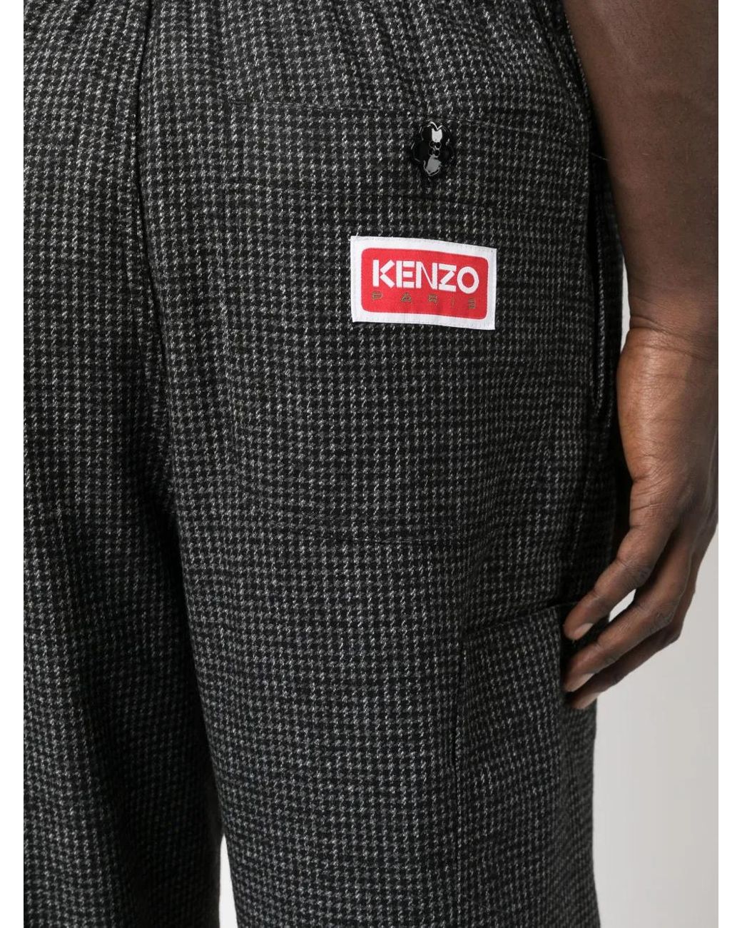 KENZO Broek Met Logopatch in het Gray voor heren