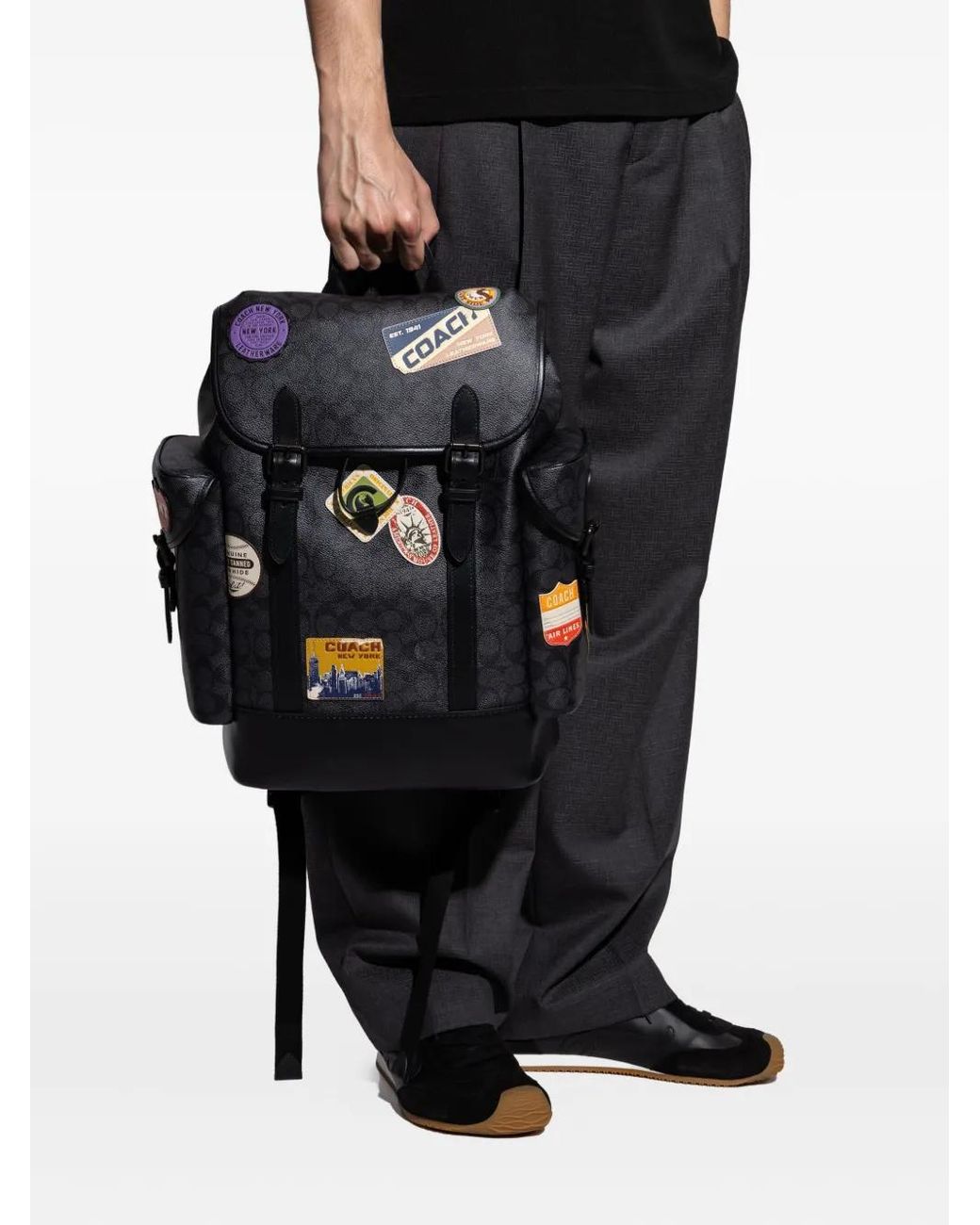 COACH ブラック モノグラム バックパック 楽天市場】コーチ リュック バックパック モノグラム COACH c8604