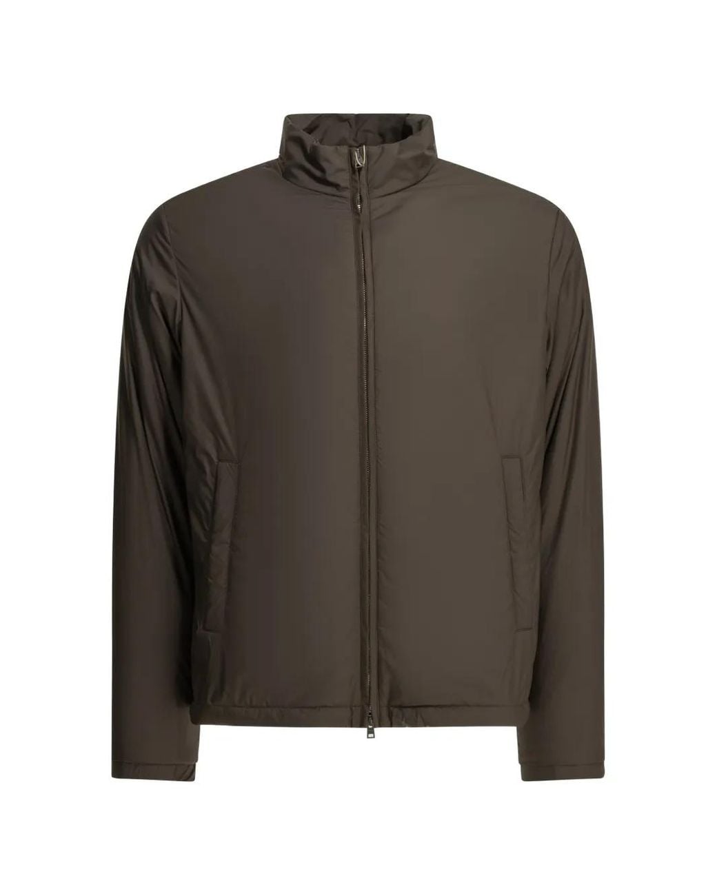 Herno Brown Polyester Jacket for men