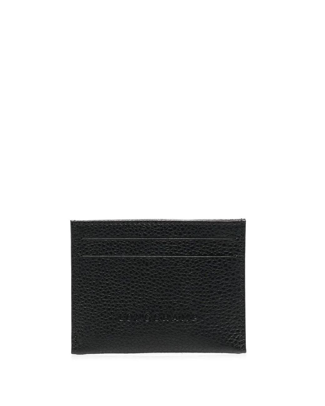 Longchamp Black Le Foulonné Cardholder