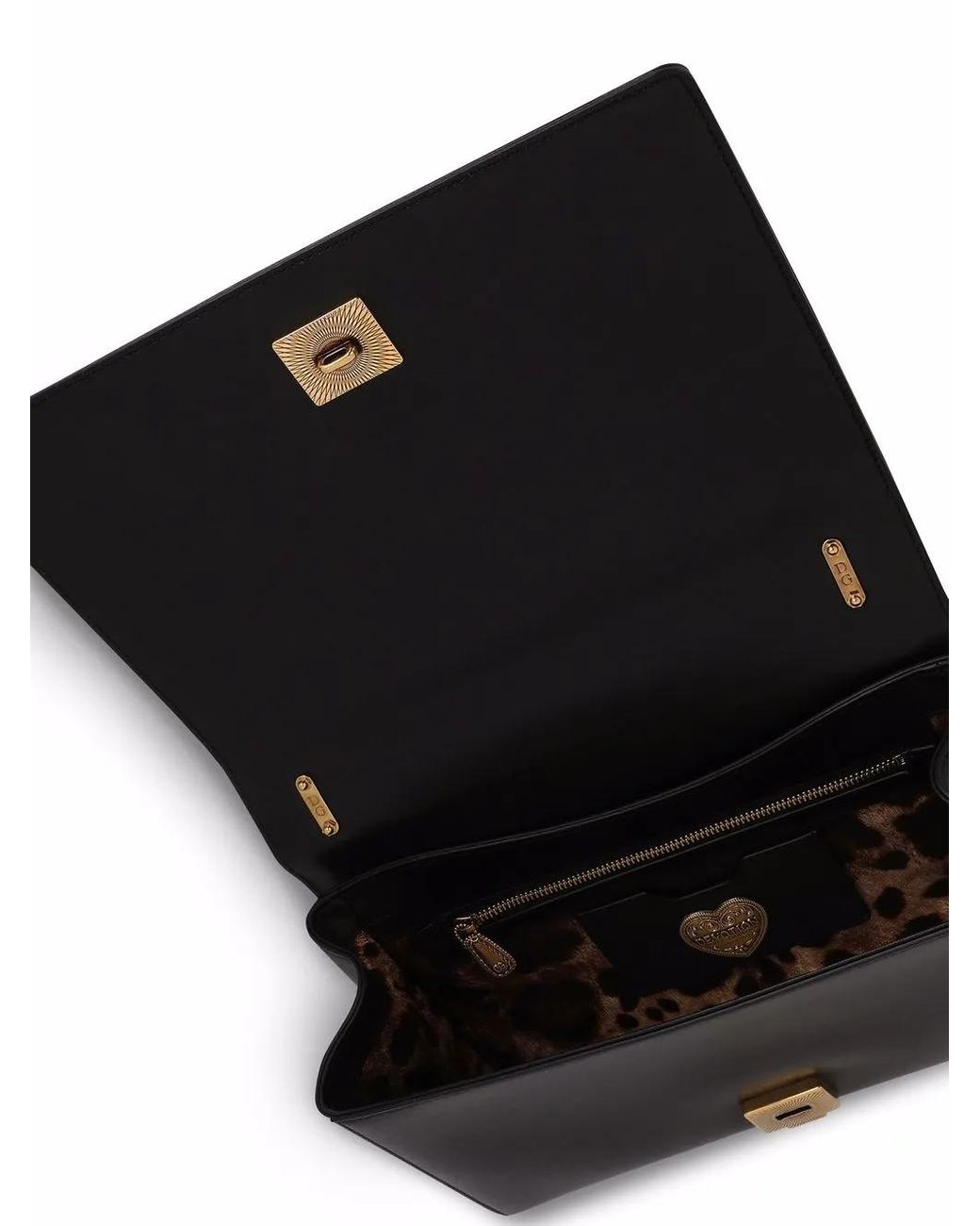 Dolce & Gabbana Black Large Devotion Bag