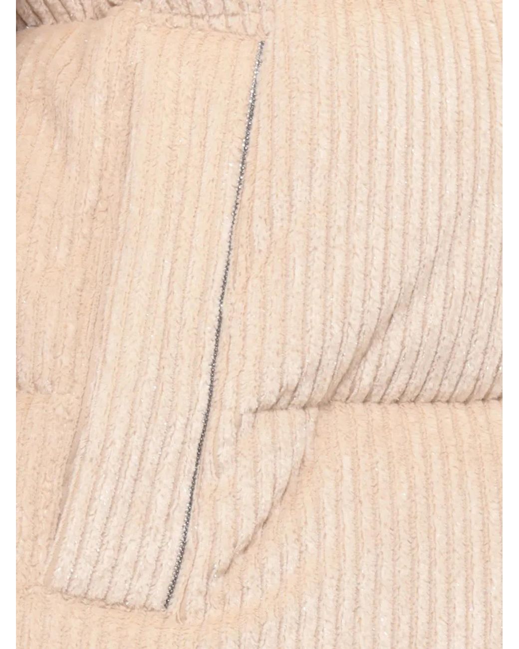 Peserico Natural Quilted Corduroy Jacket
