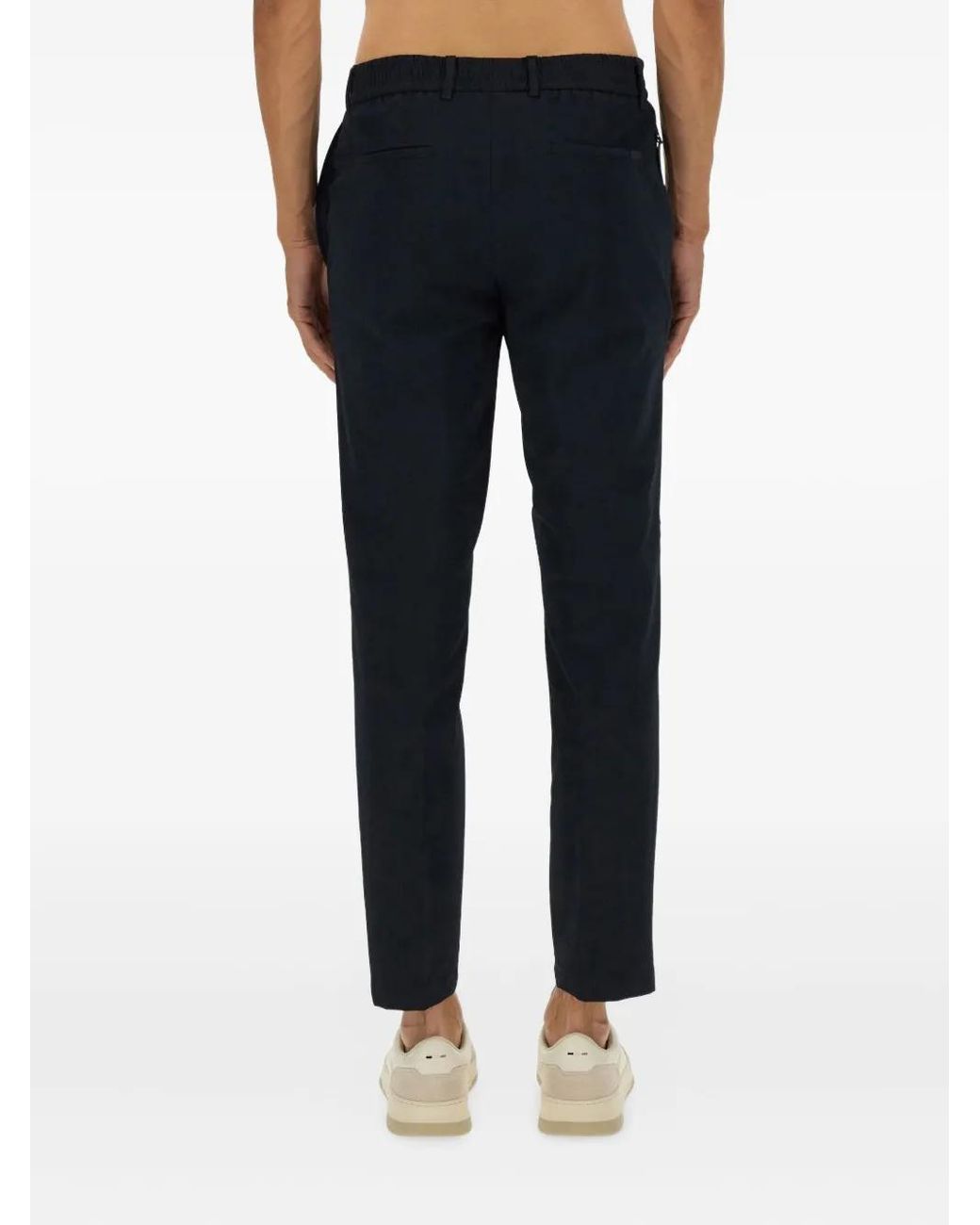 Boss Blue Logo Trousers for men