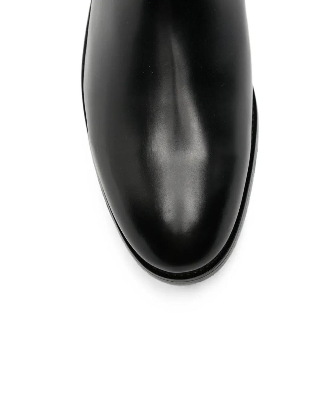 Sandro Black Elasticated-Panel Chelsea Boots for men