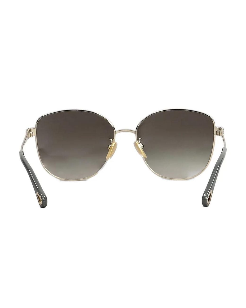 Chloé Brown Square-Frame Sunglasses