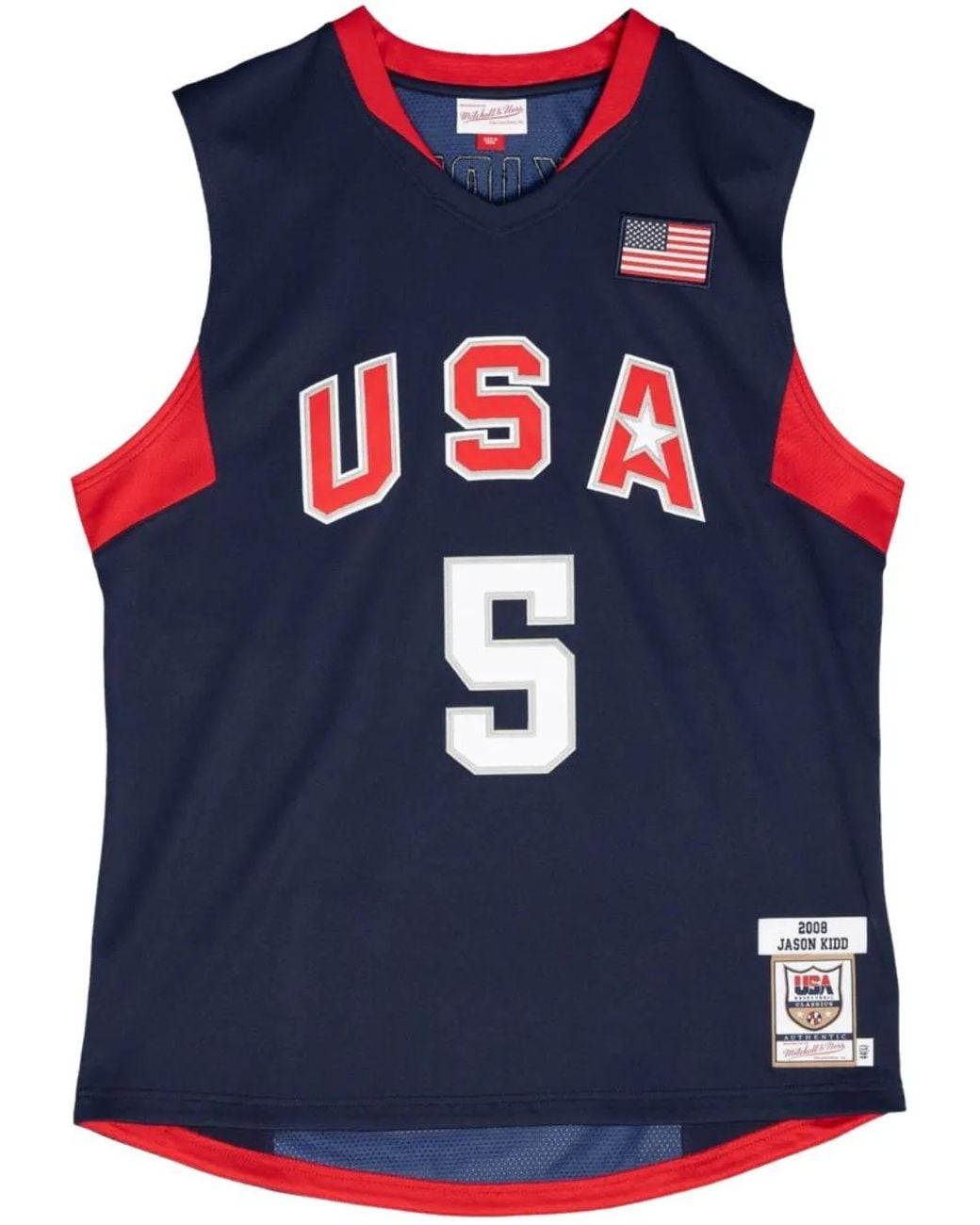 Mitchell & Ness Blue "Nba Usa 2008 Jason Kidd" Basketball Jerseys for men