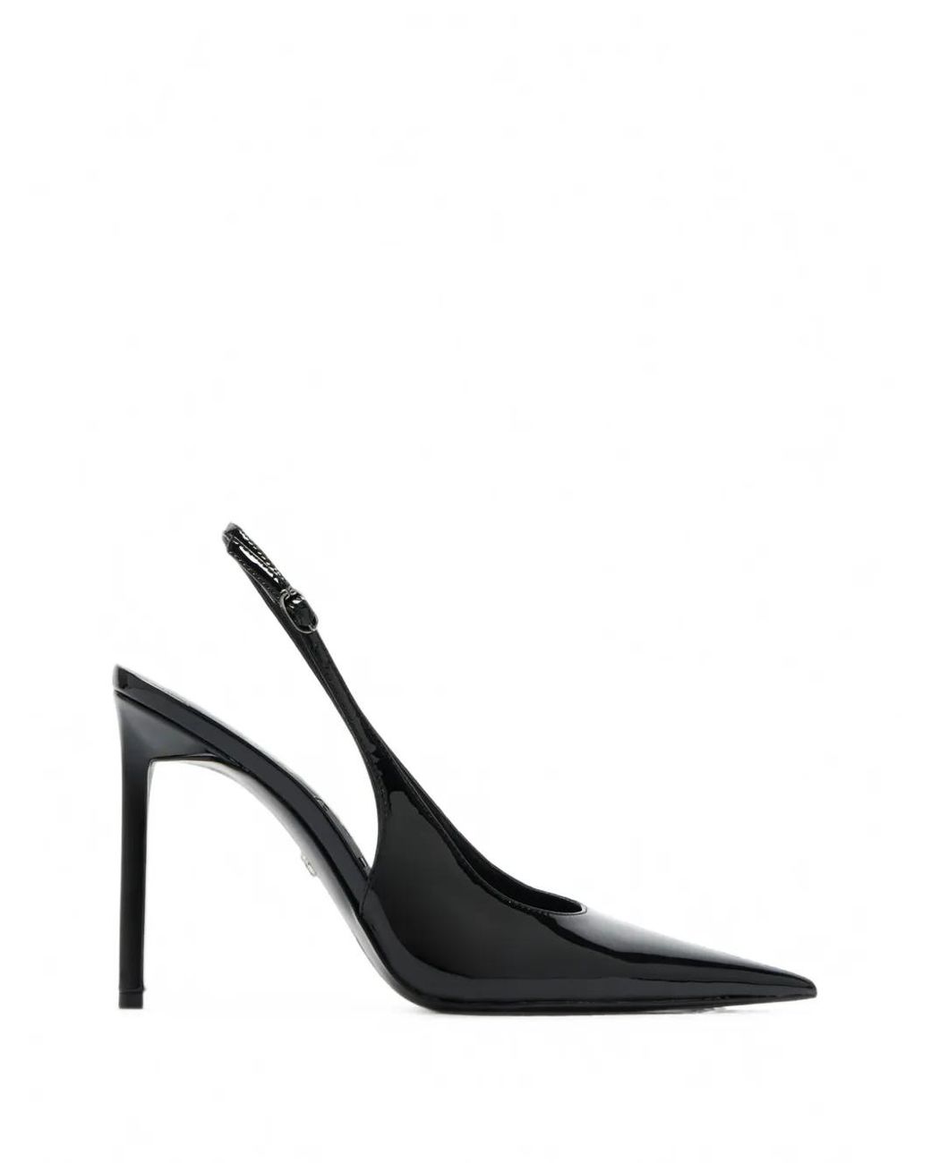 Sam Edelman White Tegan Patent-Finish Slingback Pumps