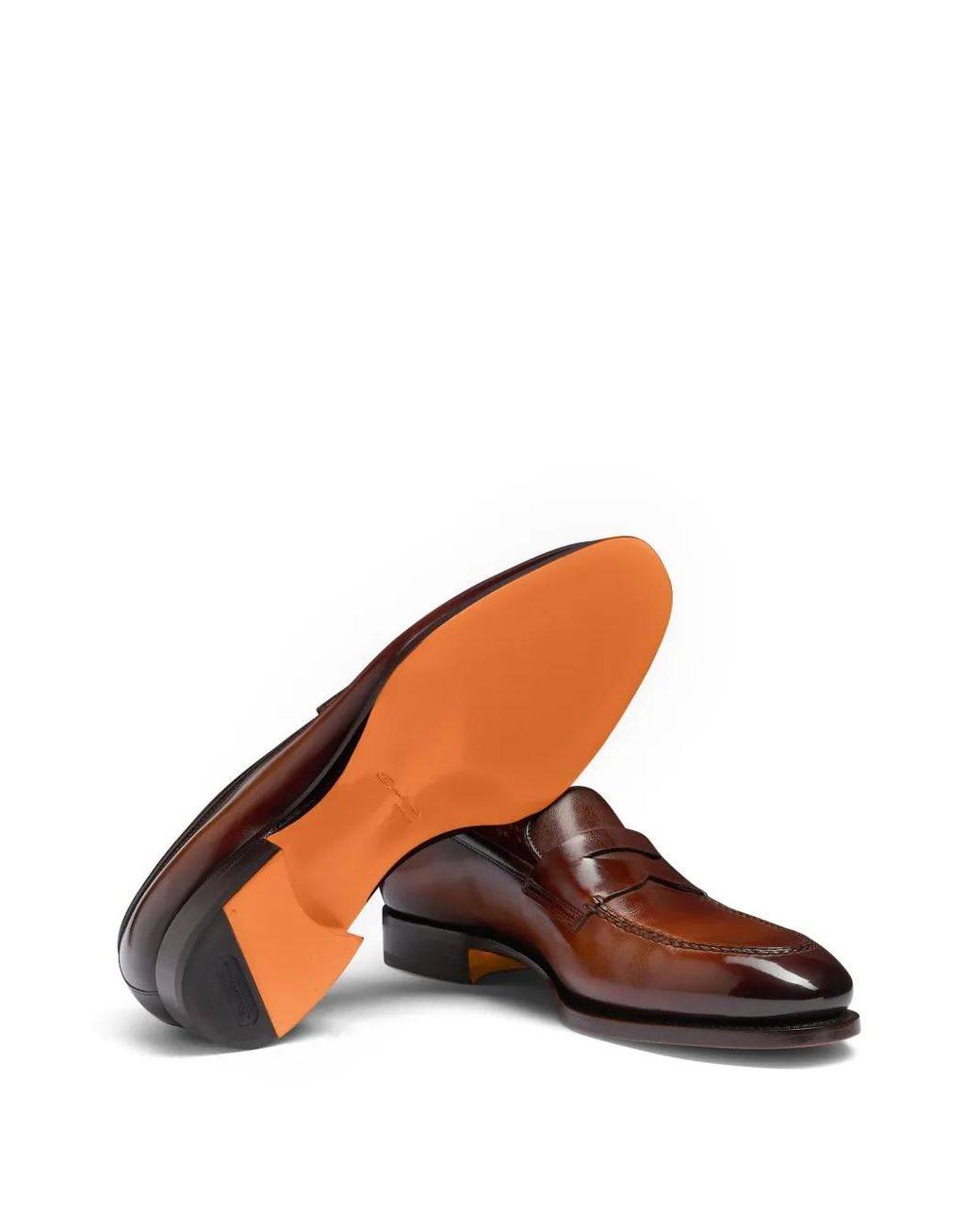 Santoni Klassische Loafer in Brown für Herren