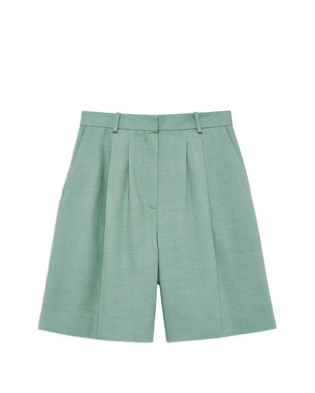 Anine Bing Green Bryson Shorts