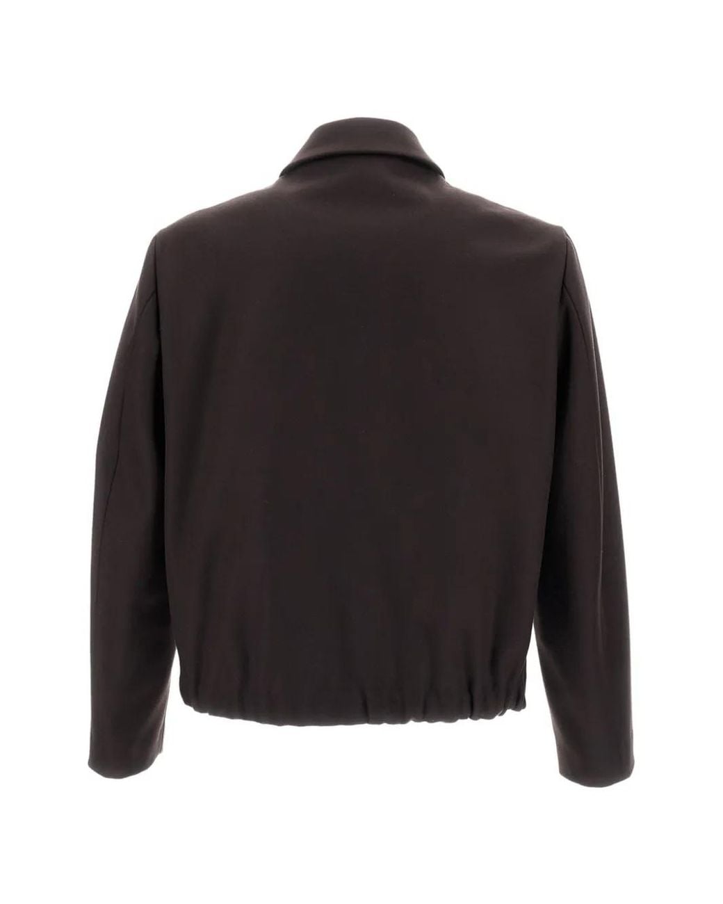 Barena Black Zip-Up Flap-Pocket Jacket for men