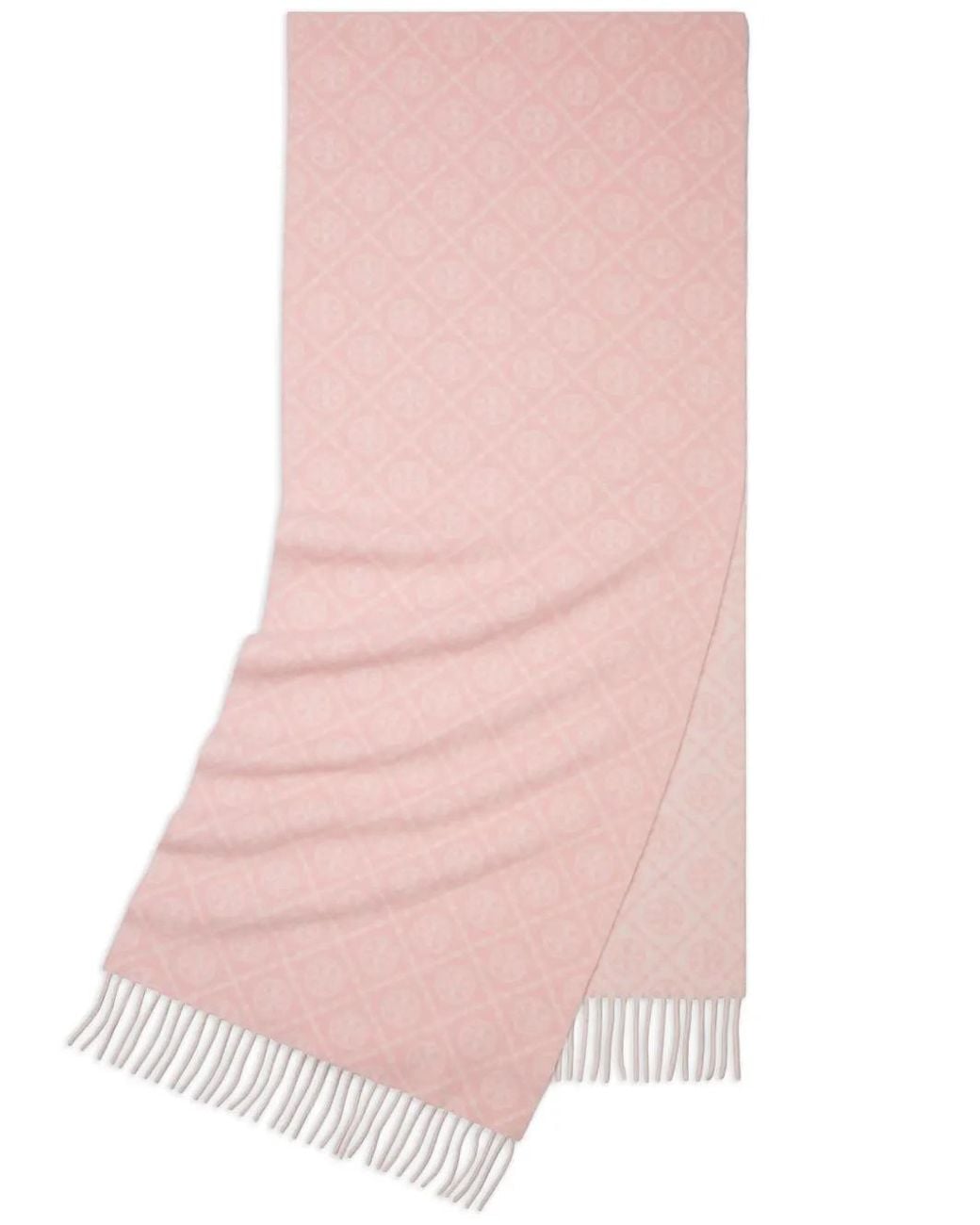 Tory Burch Pink T Monogram Scarf