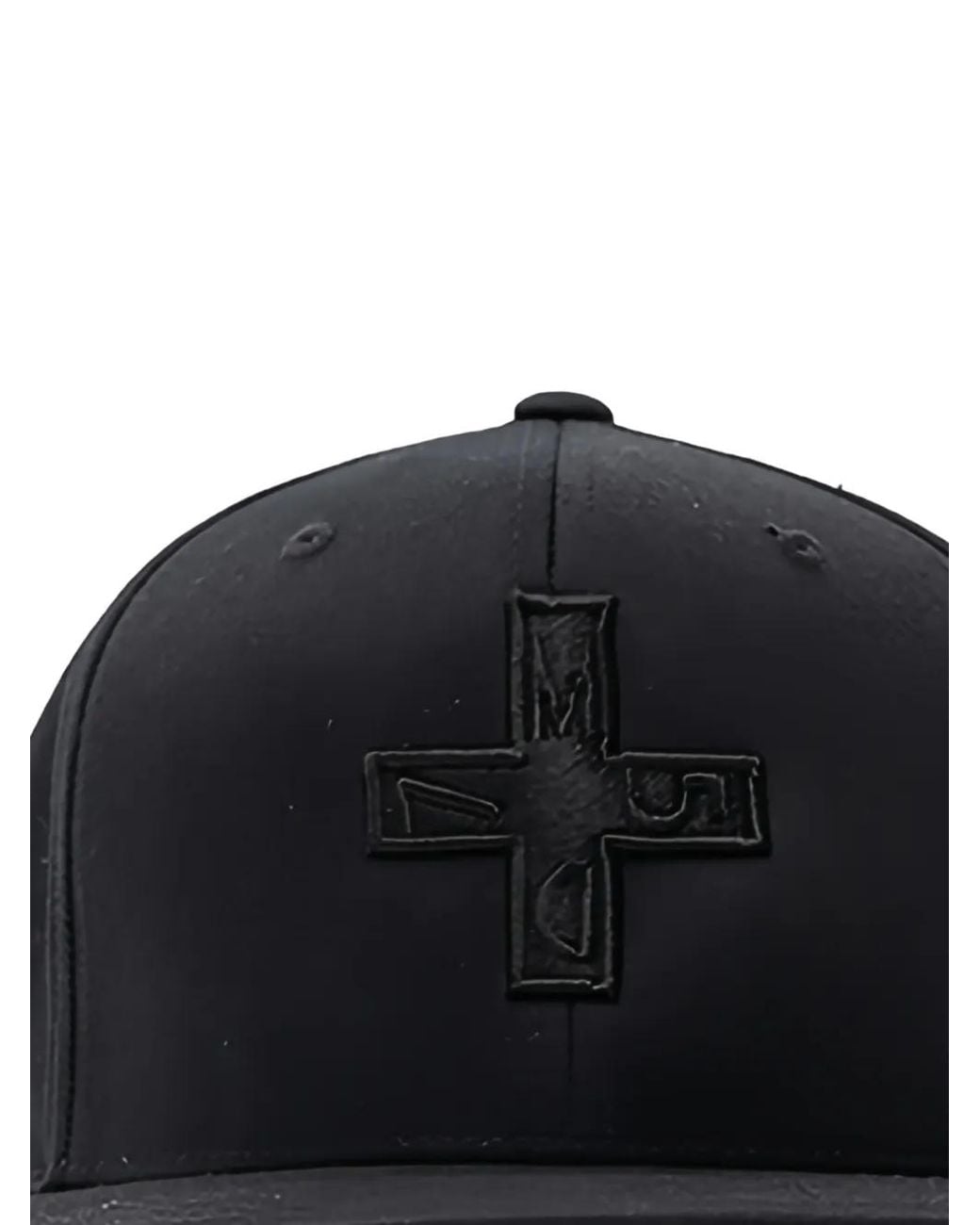 MD75 Black Logo Baseball Cap for men