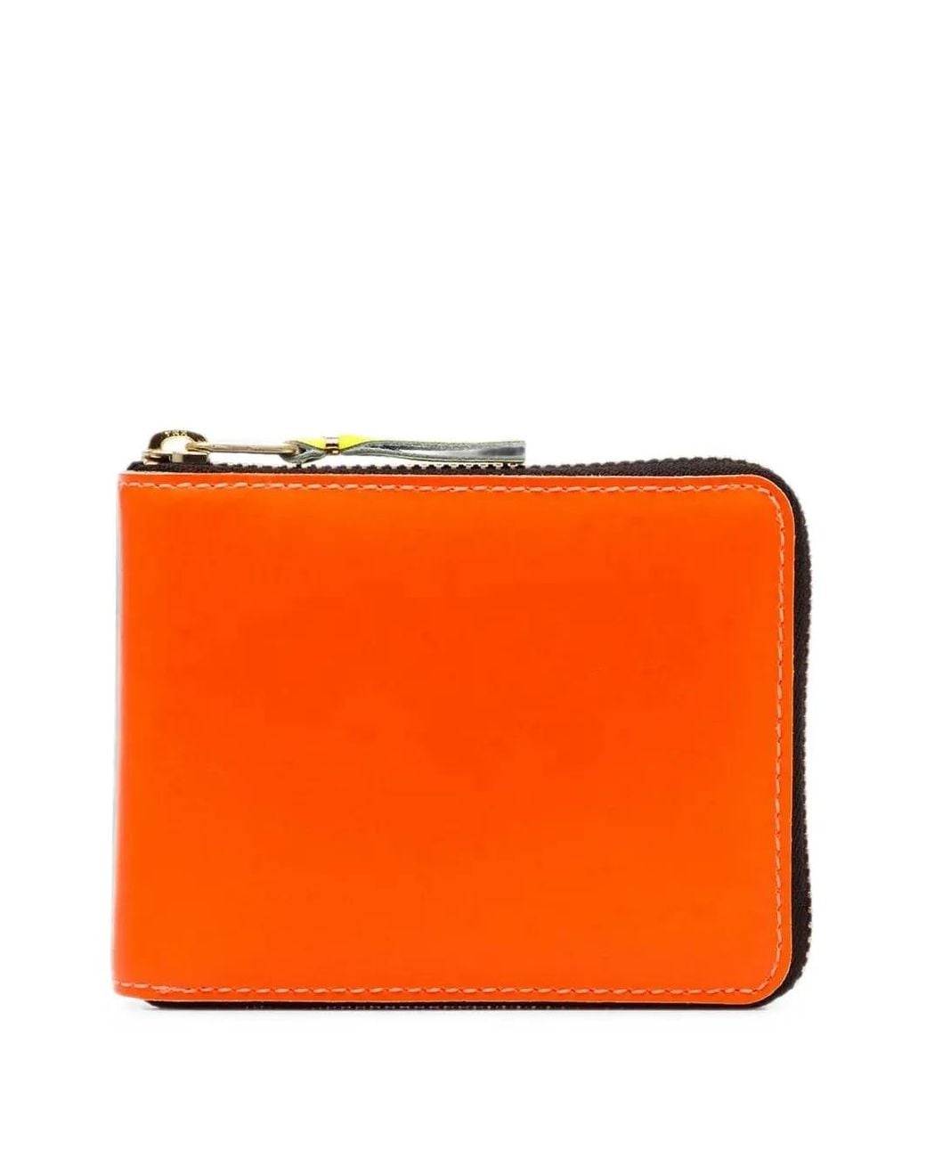 Comme des Garçons Orange Zip-Around Leather Wallet