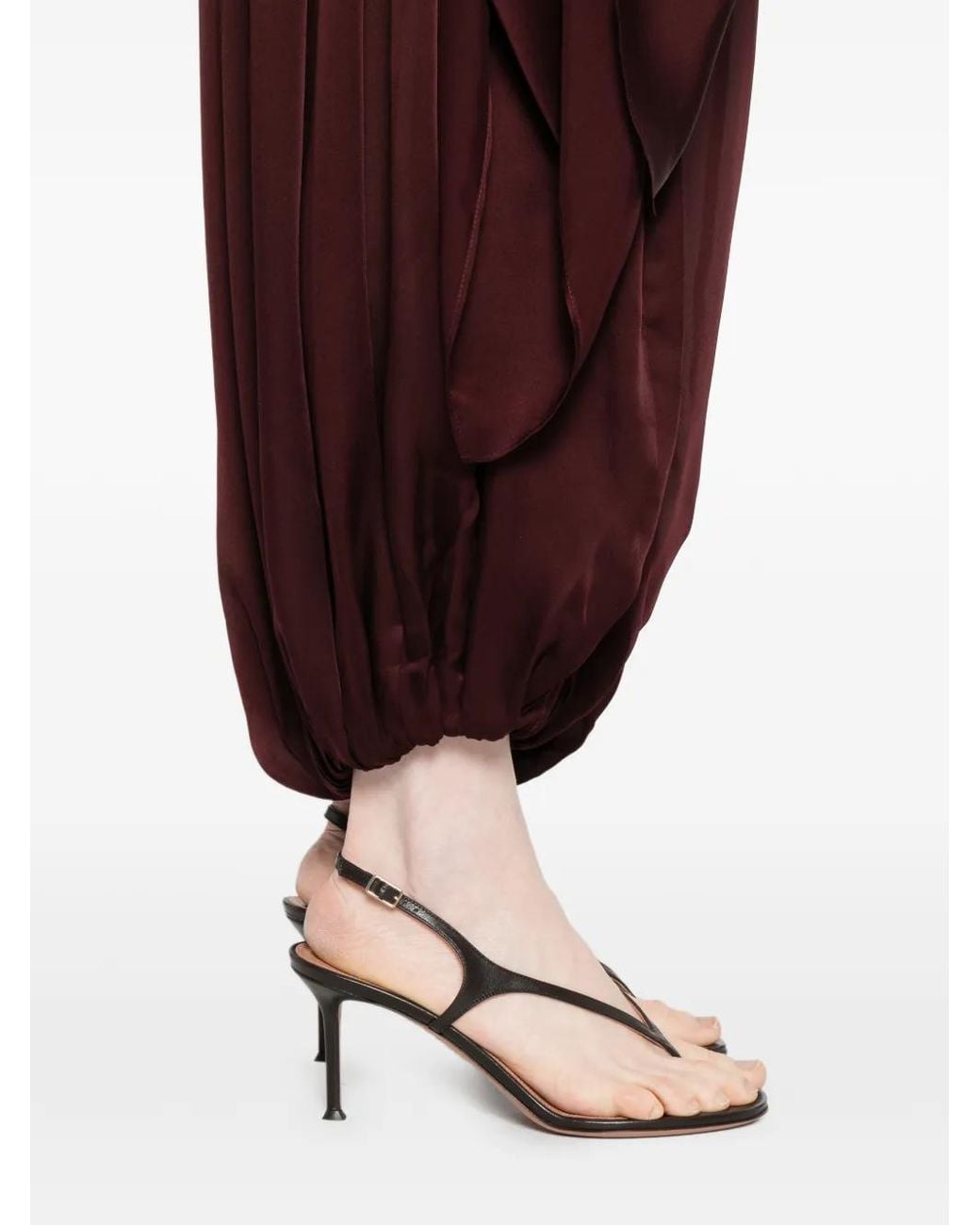 Zimmermann Purple Luna Silk Trousers