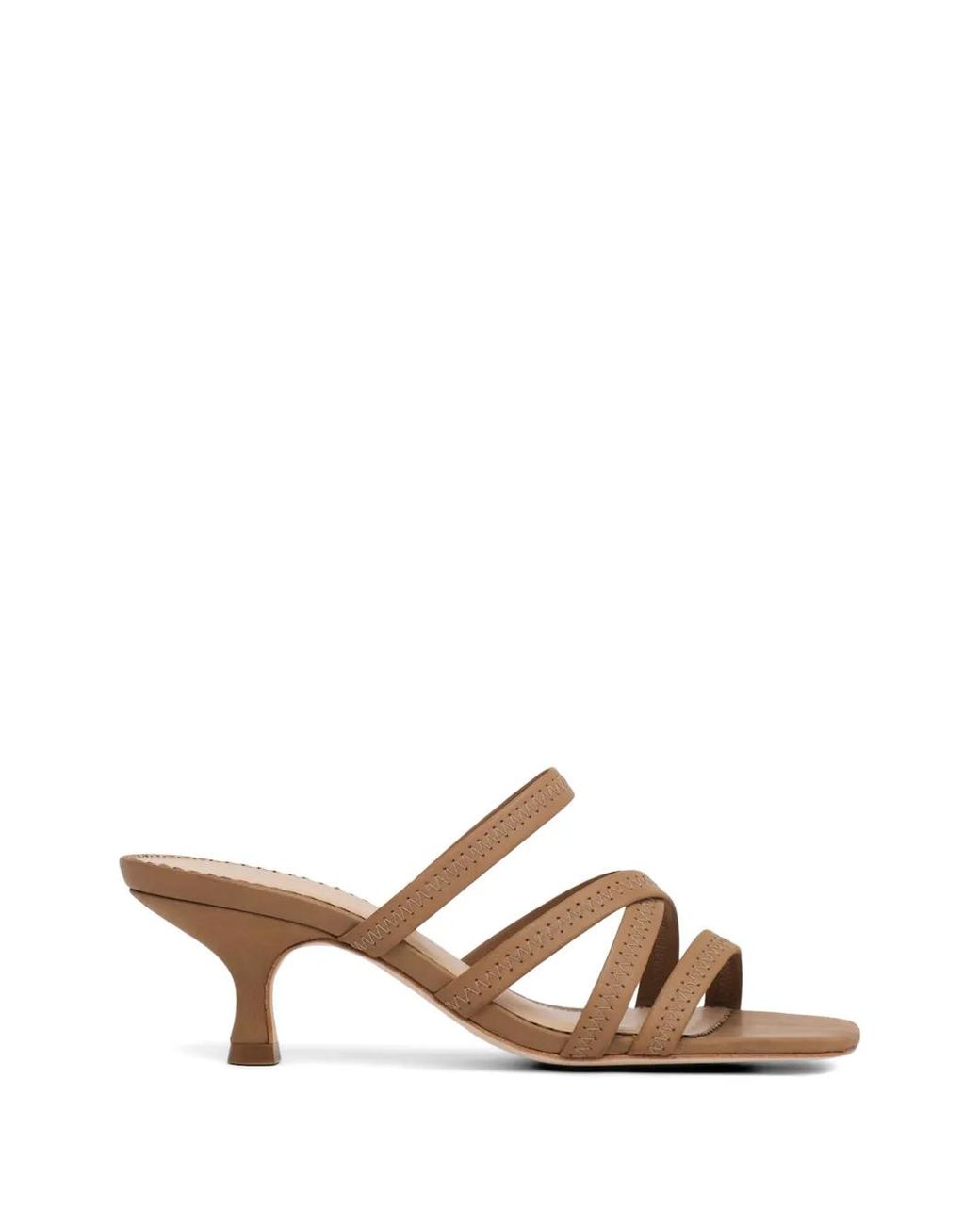 Cinq À Sept Natural Dana Heeled Sandals