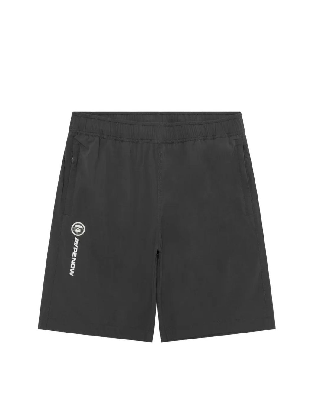 Aape By A Bathing Ape Black Short De Bain À Plaque Logo for men
