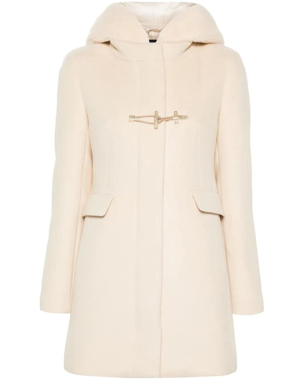 Abrigo Toggle Fay de color Natural