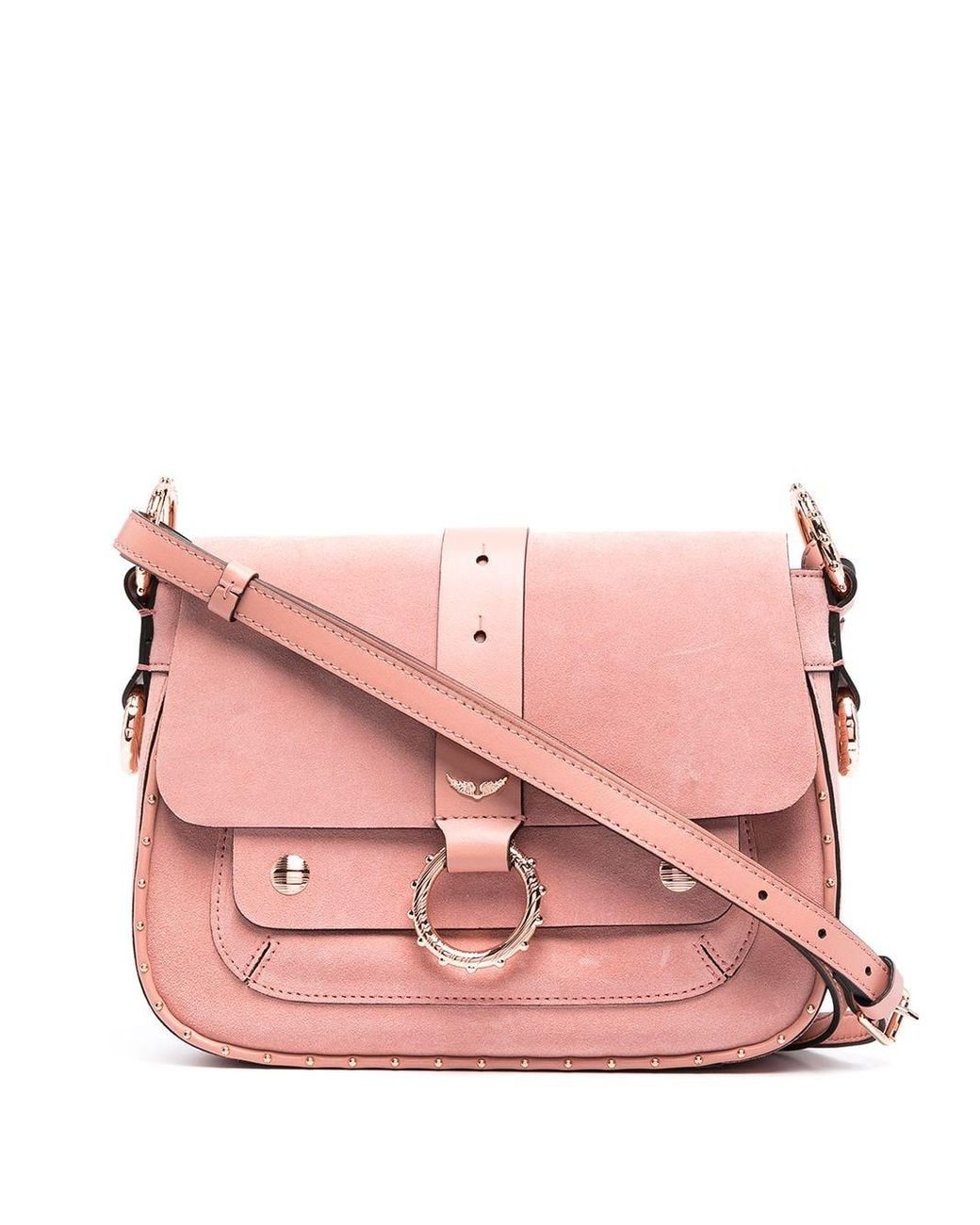 Zadig & Voltaire Leather X Kate Moss Kate Crossbody Bag in Pink Lyst