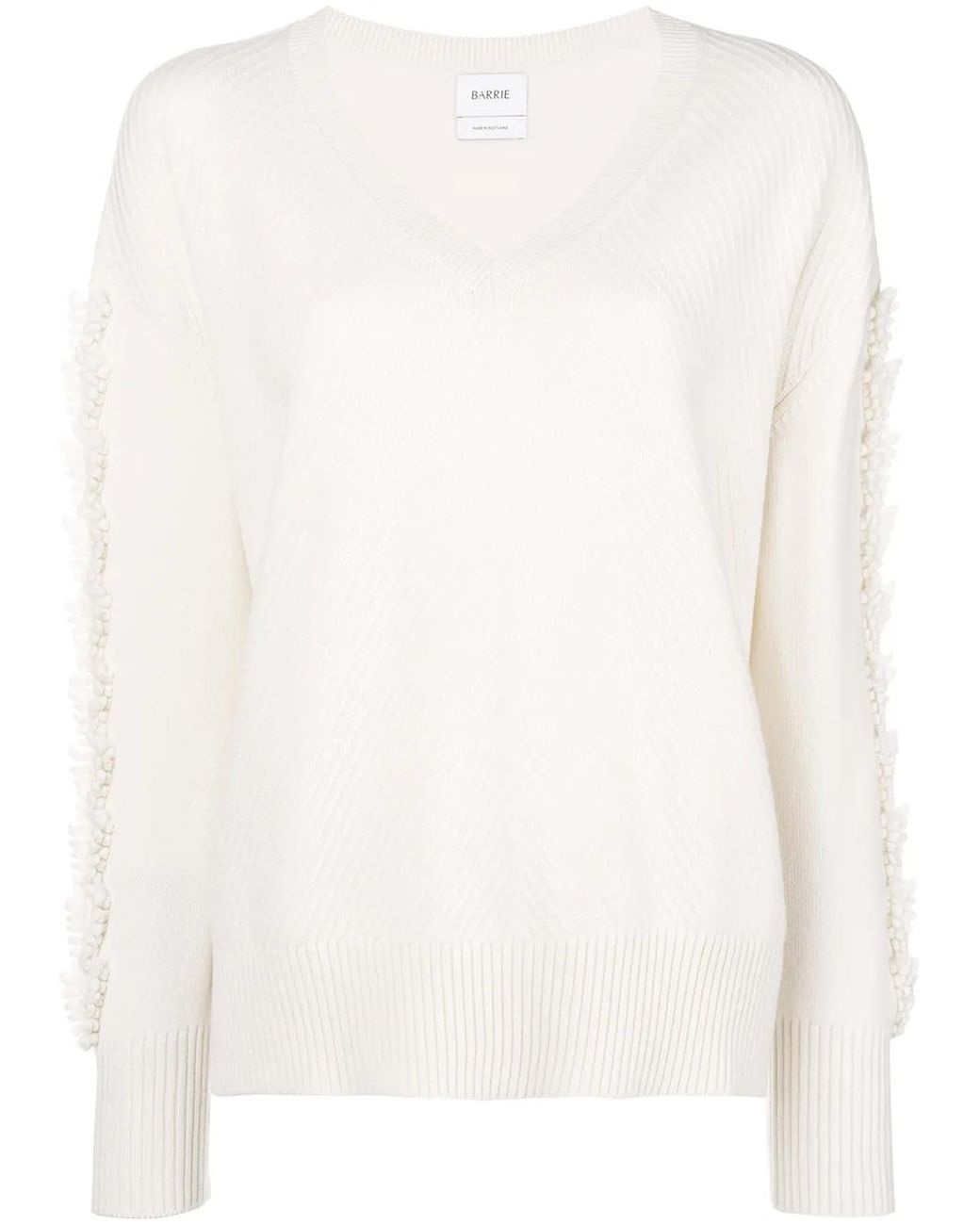 Barrie White Troisieme Dimension Cashmere V-Neck Pullover