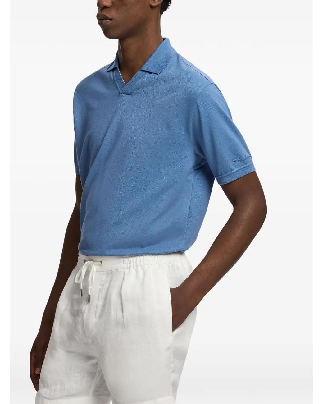Ralph Lauren Blue Short-Sleeve T-Shirt for men