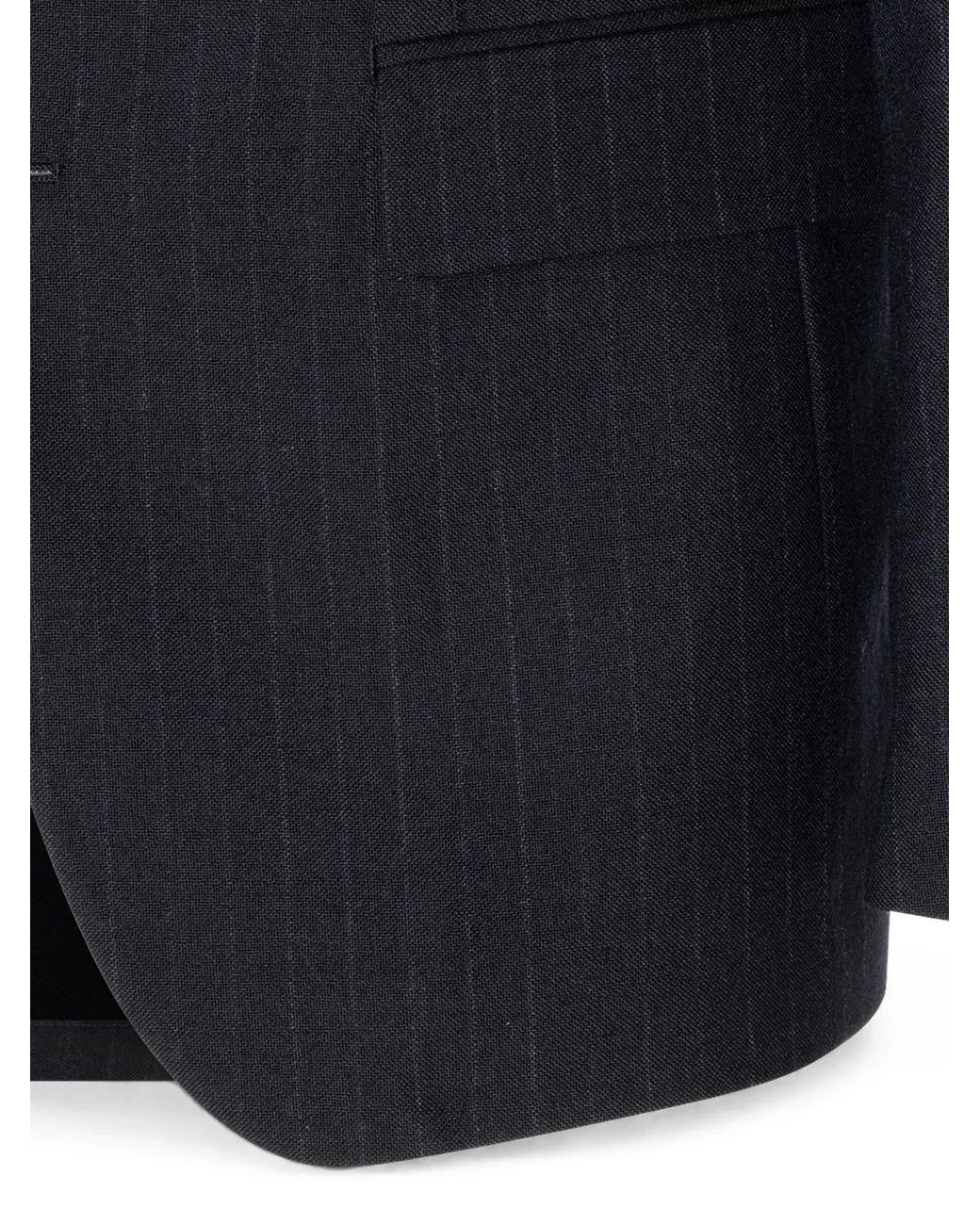 Lardini Black Pinstripe Suit for men