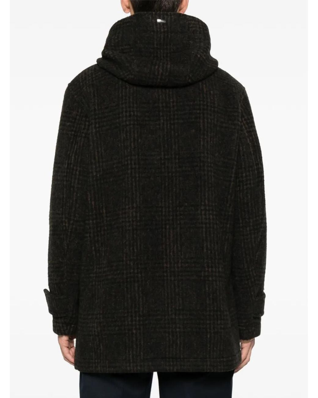 Herno Black Parkas for men