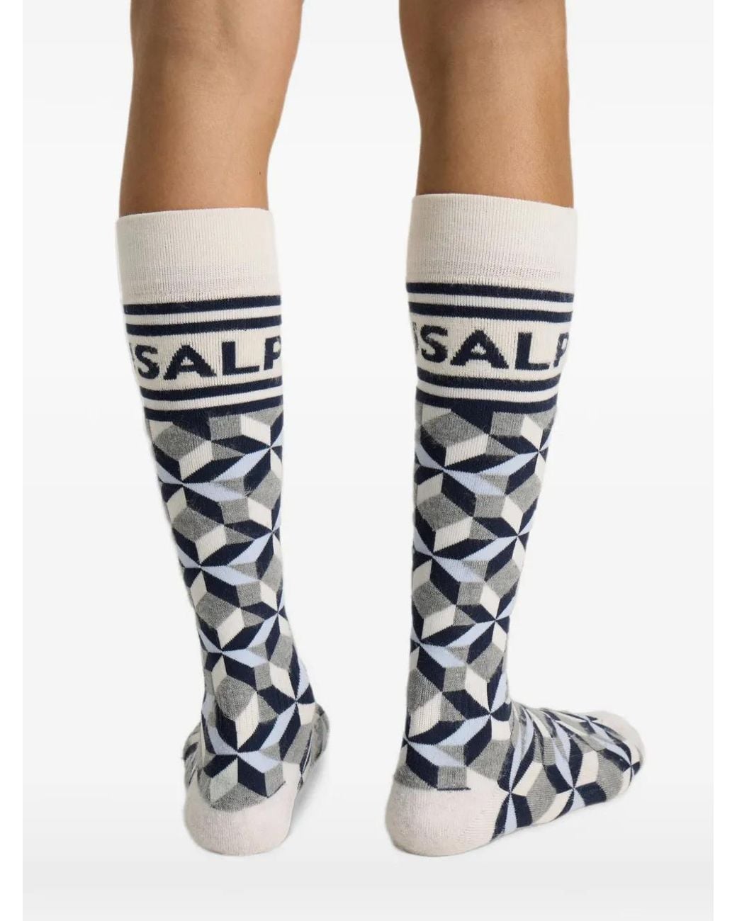 Fusalp White Flocon Ski Socks