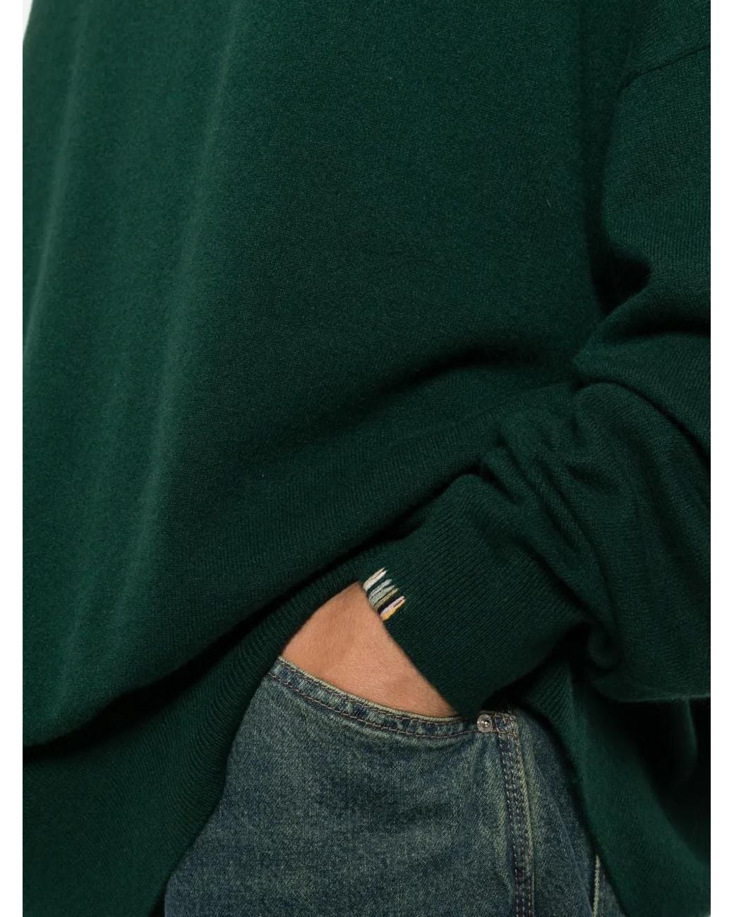 Extreme Cashmere Green Juna Crew-Neck Sweater