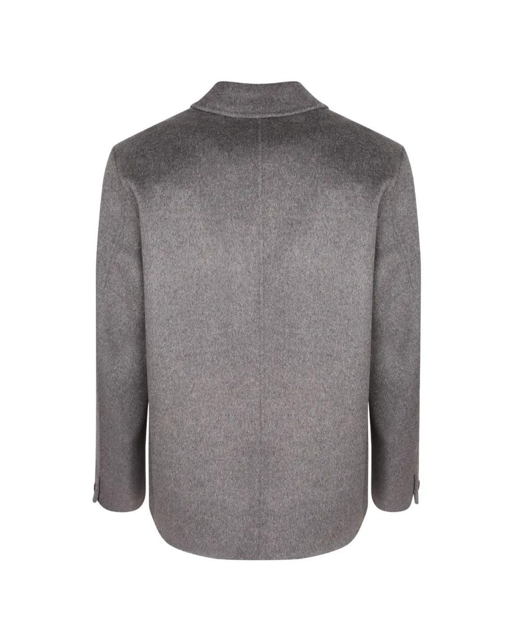 Amaranto Gray Button-Up Shirt Jacket for men