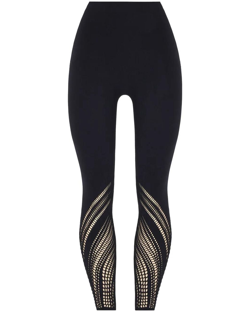 Wolford Black Organic Net Leggings