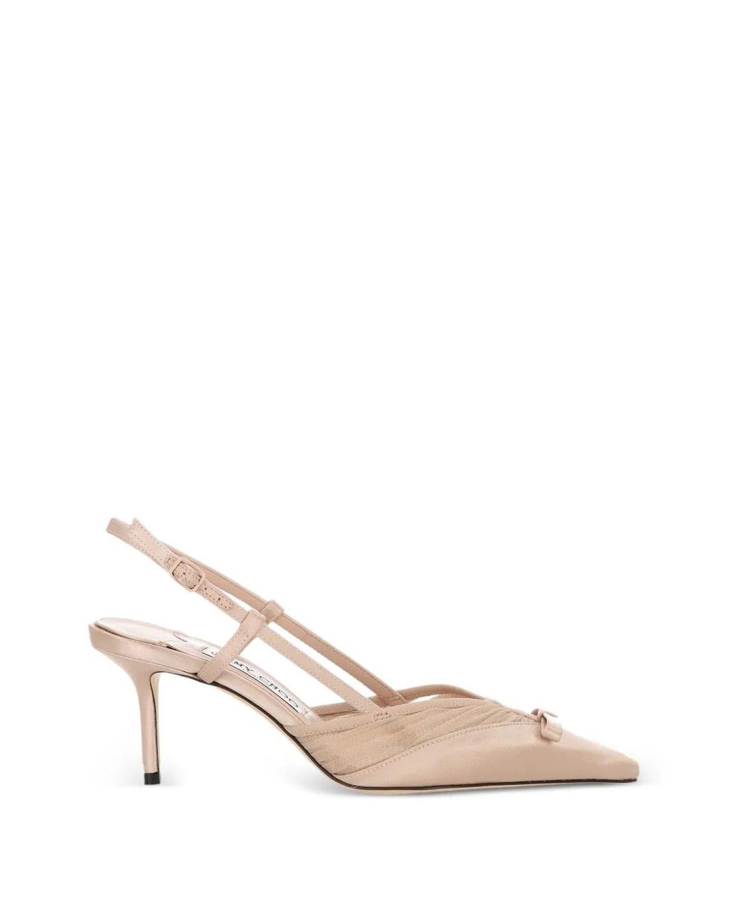 Jimmy Choo Pink Afia Mesh Pumps