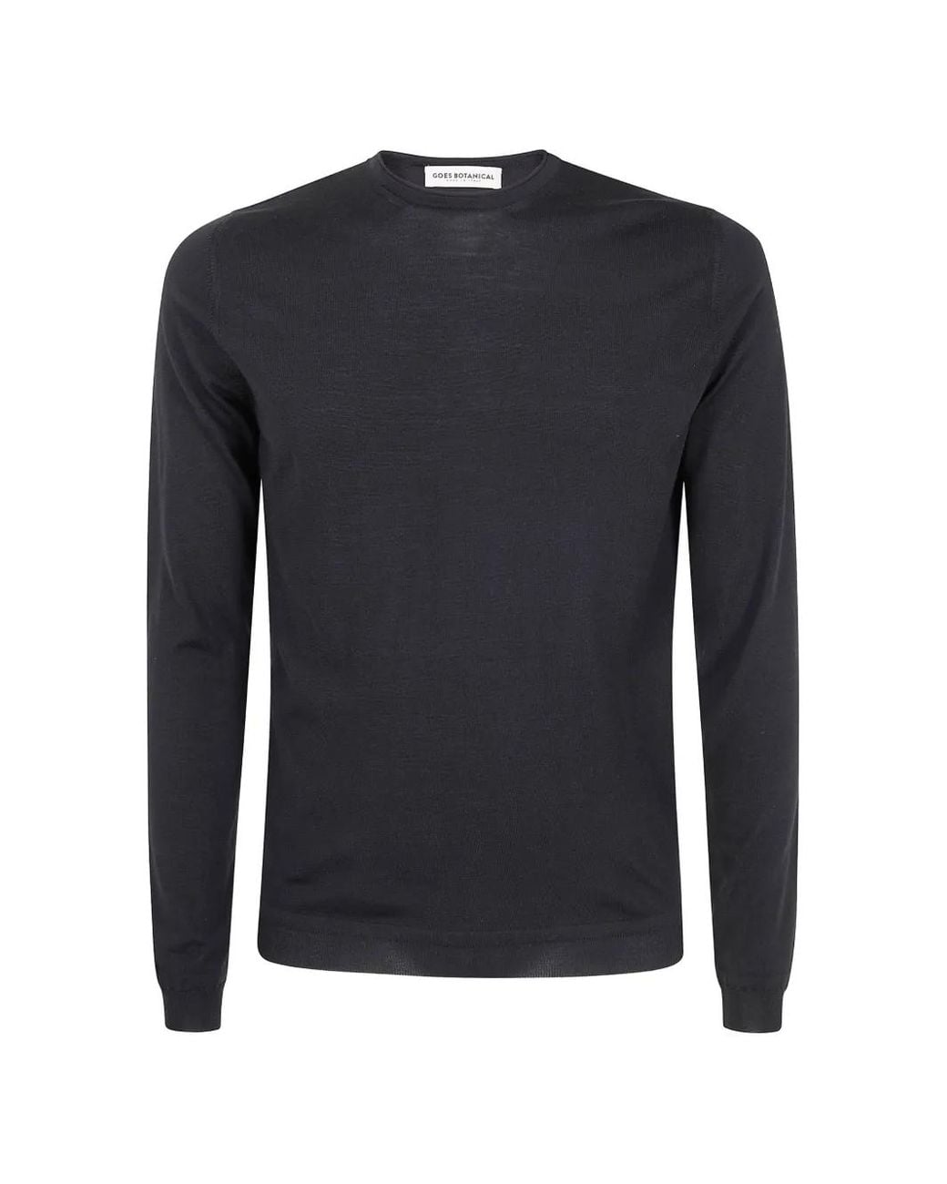 GOES BOTANICAL Blue Round-Neck Long-Sleeve Top for men