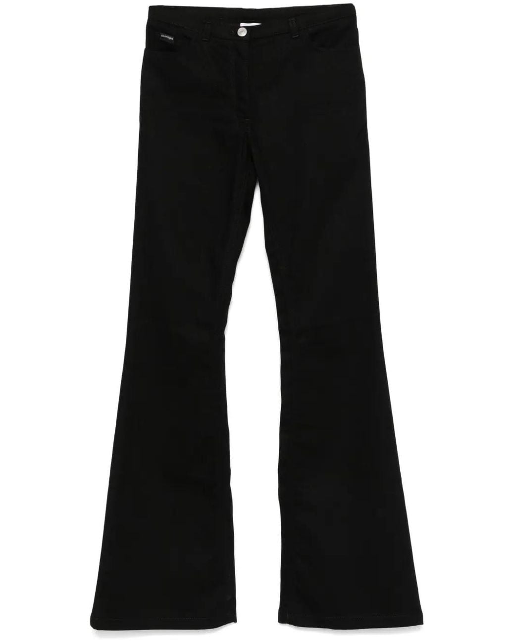 Courreges Black Bootcut Jeans