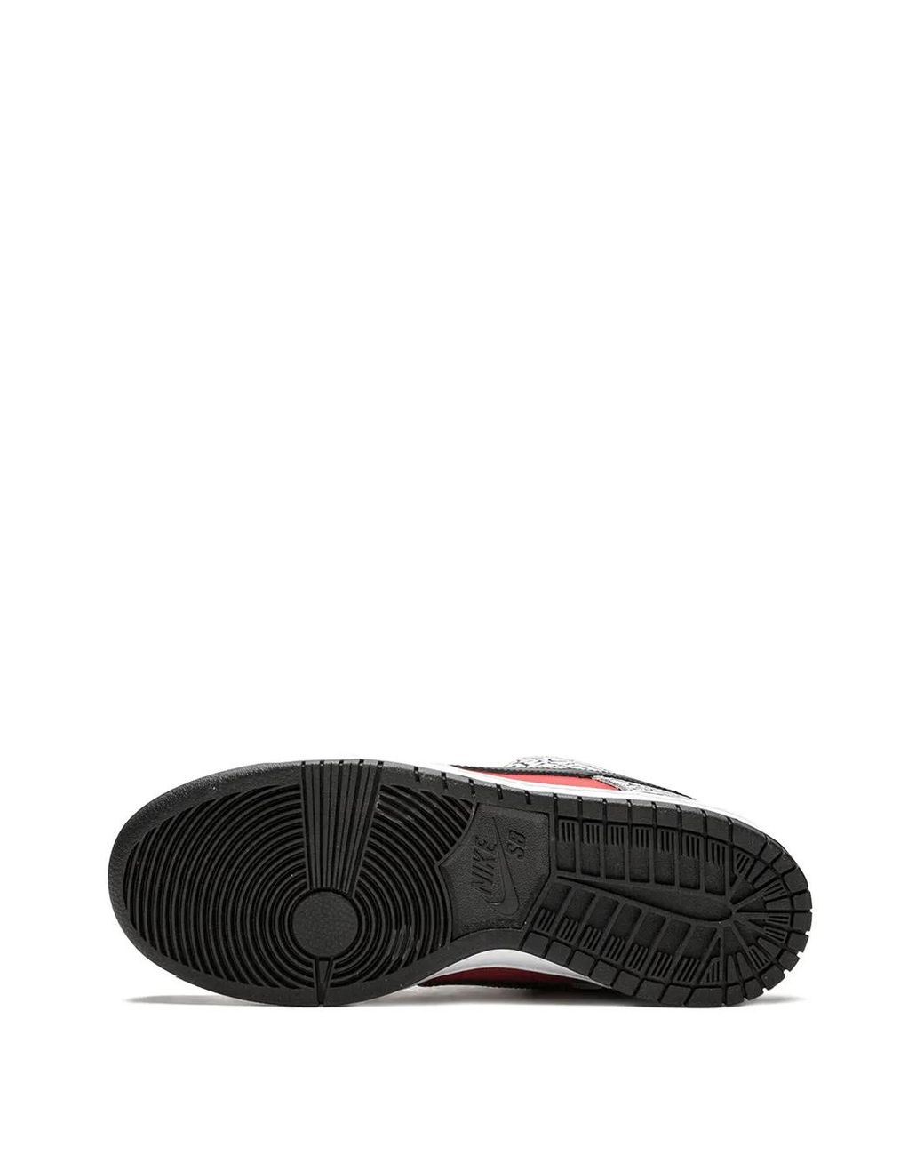 Nike Red X Supreme Sb Dunk Low Premium Cement" Sneakers