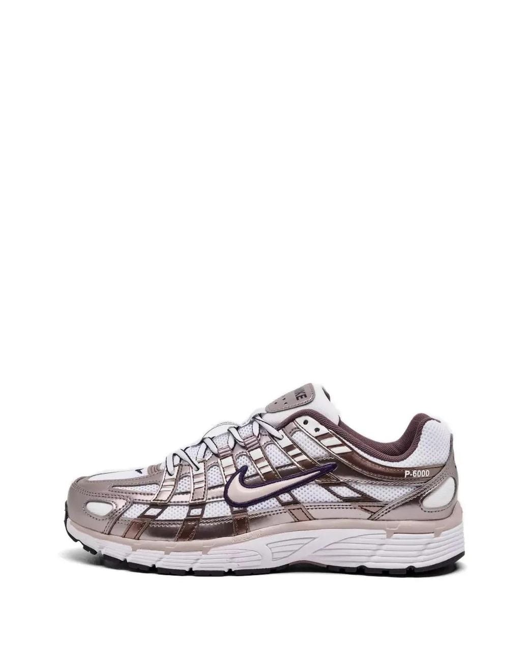 Nike White P-6000 Panelled Sneakers