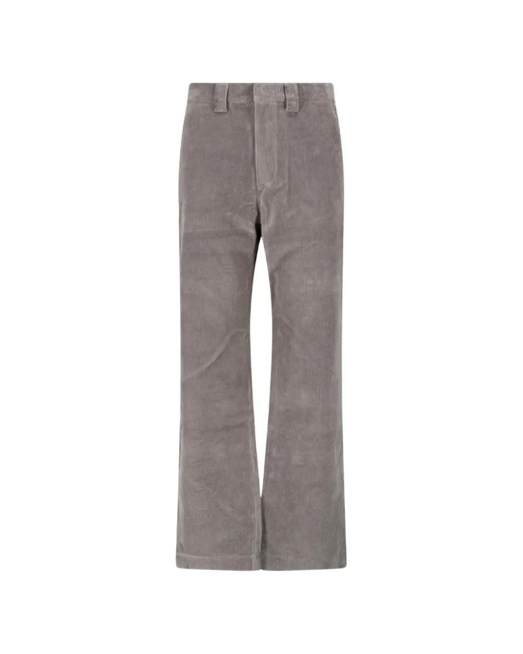 BERNER KUHL Gray Night Corduroy Trousers for men