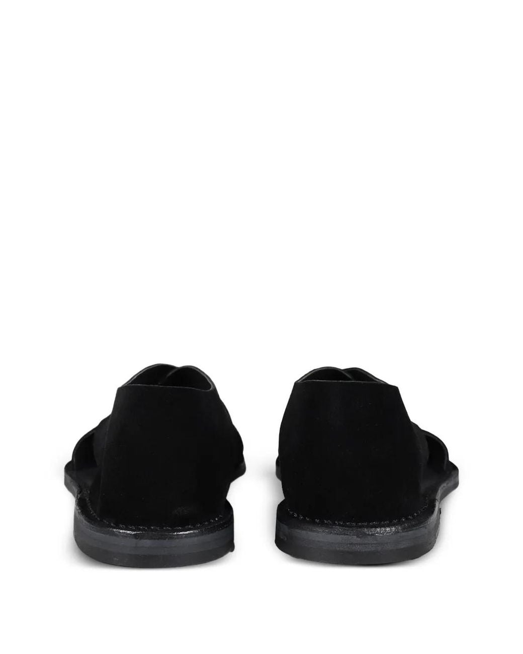 Jacques Soloviere Black Biarritz Crossover Sandals for men