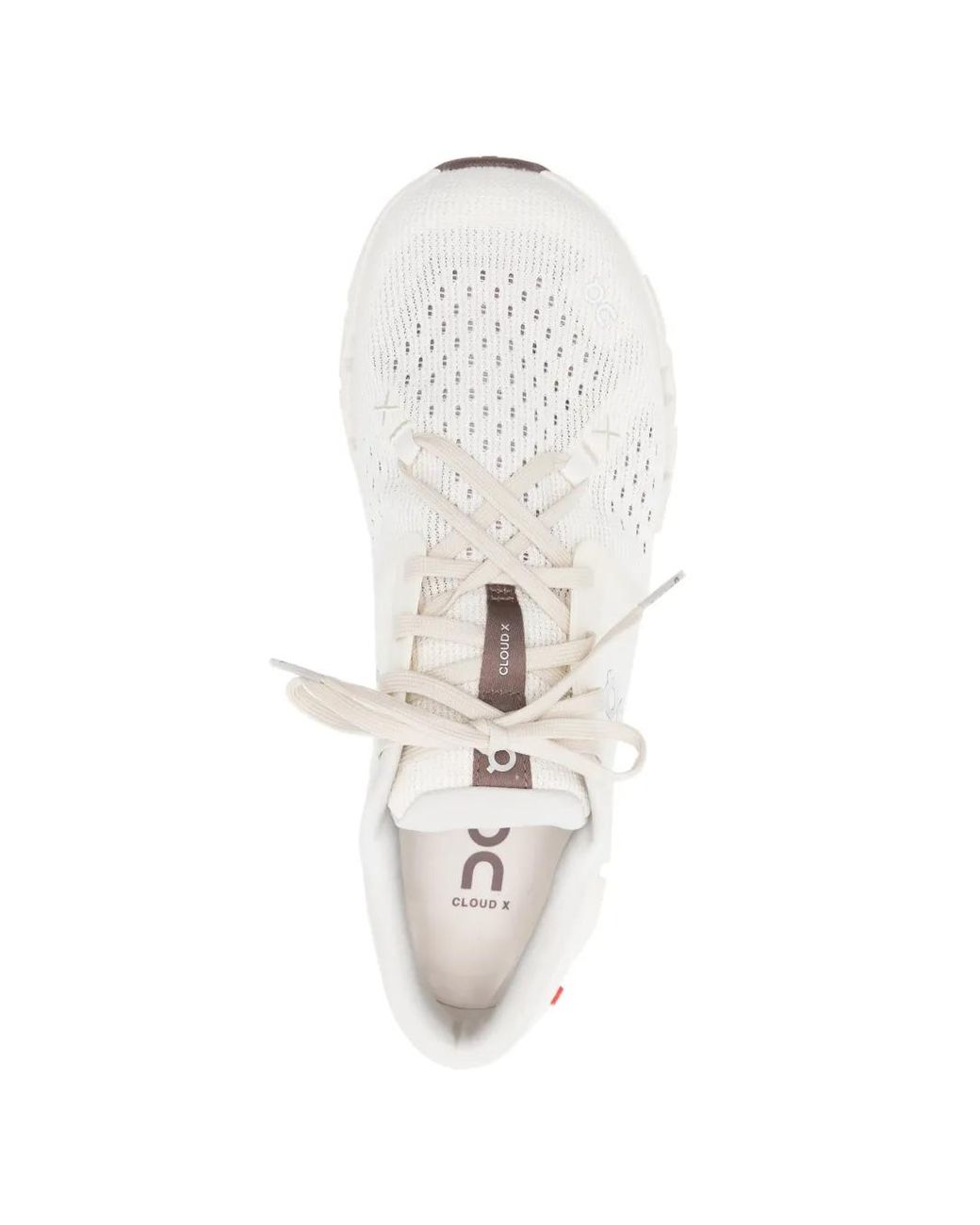 On Shoes White Cloud X 4 Perforated Sneakers
