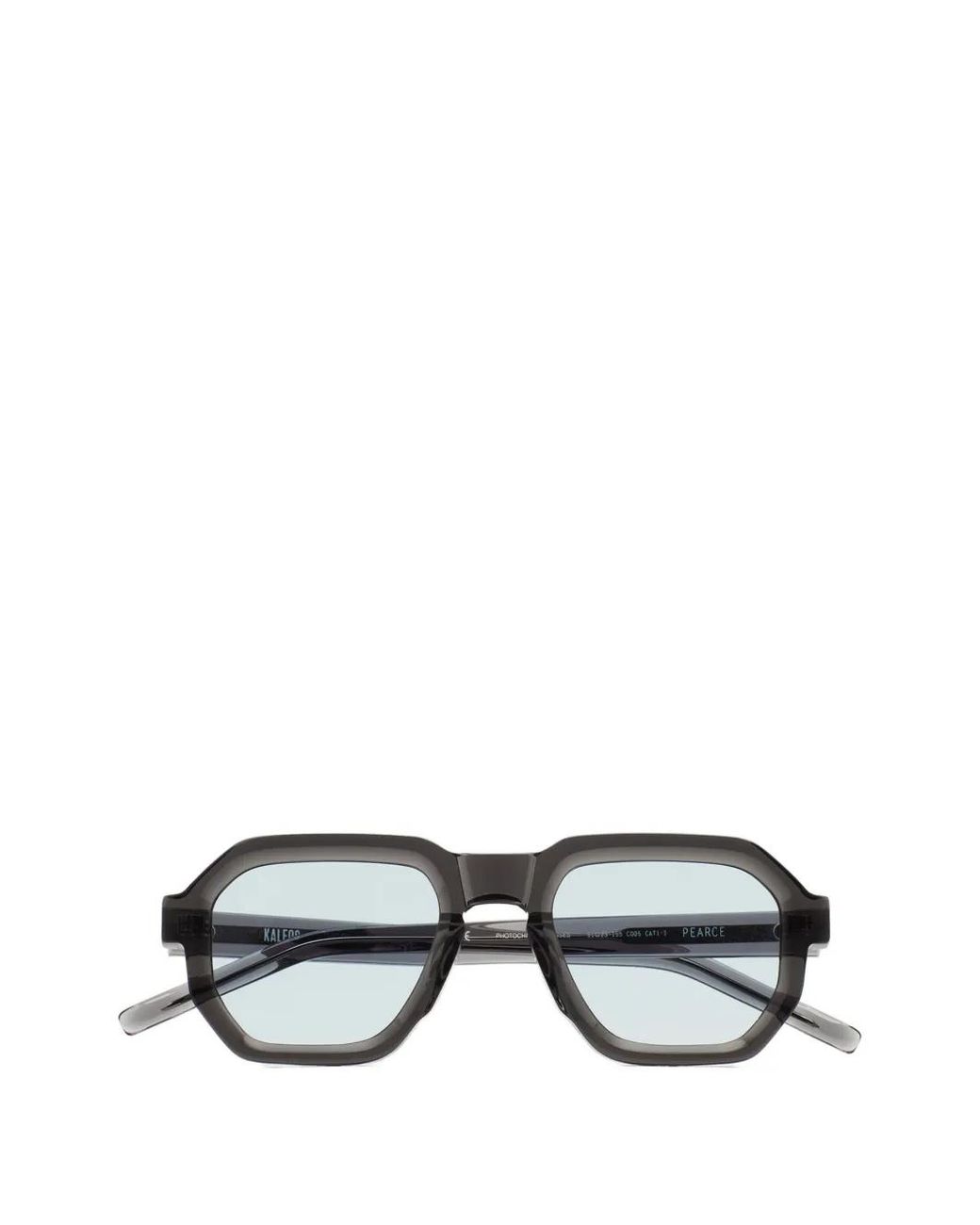 Kaleos Eyehunters Gray Pearce Geometric Sunglasses