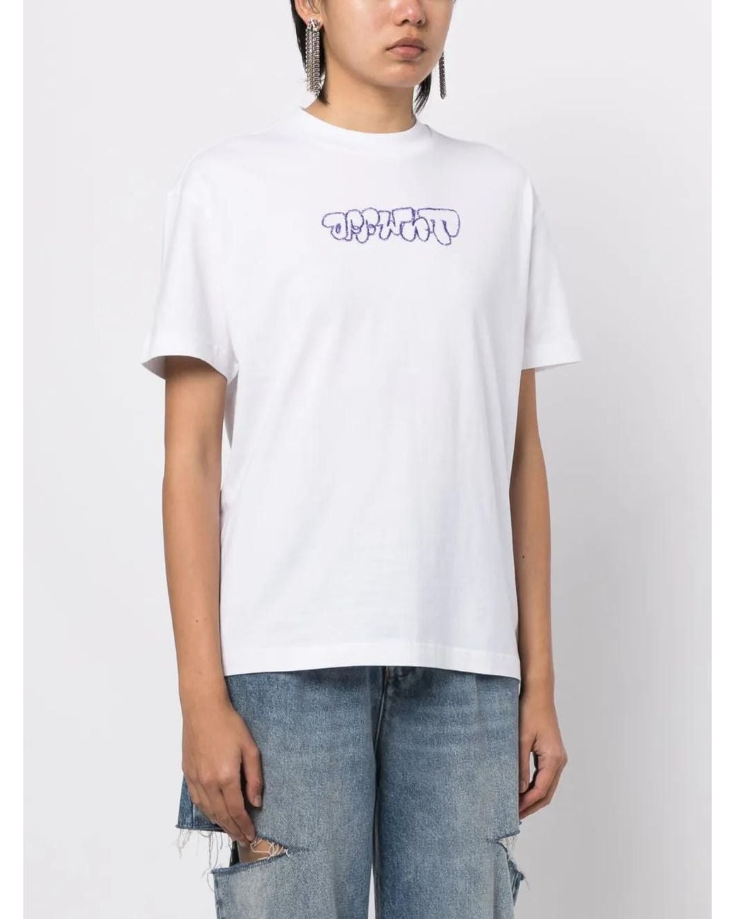 Off-White c/o Virgil Abloh White Arrows-motif Short-sleeve T-shirt