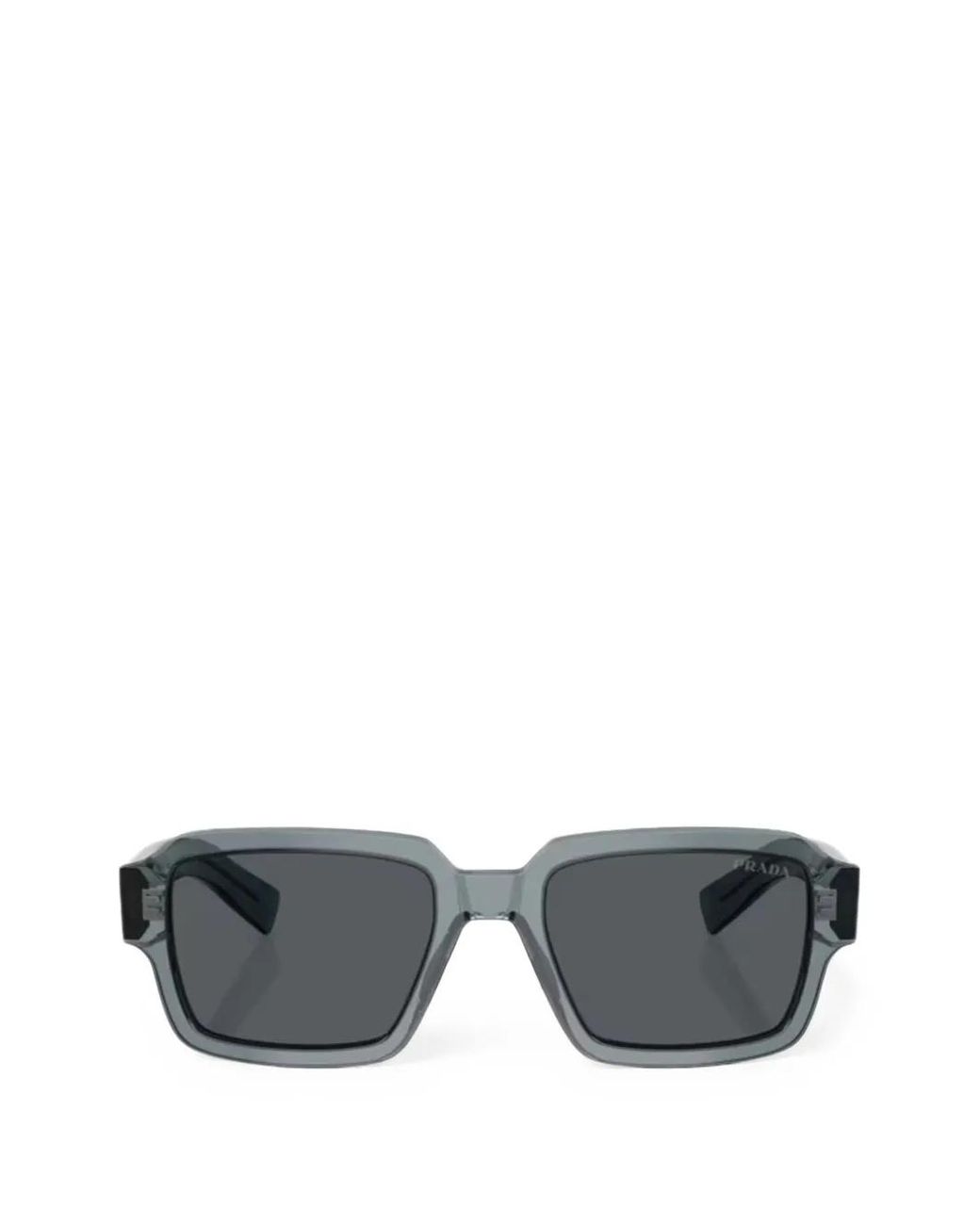 Prada Gray Square-Frame Sunglasses