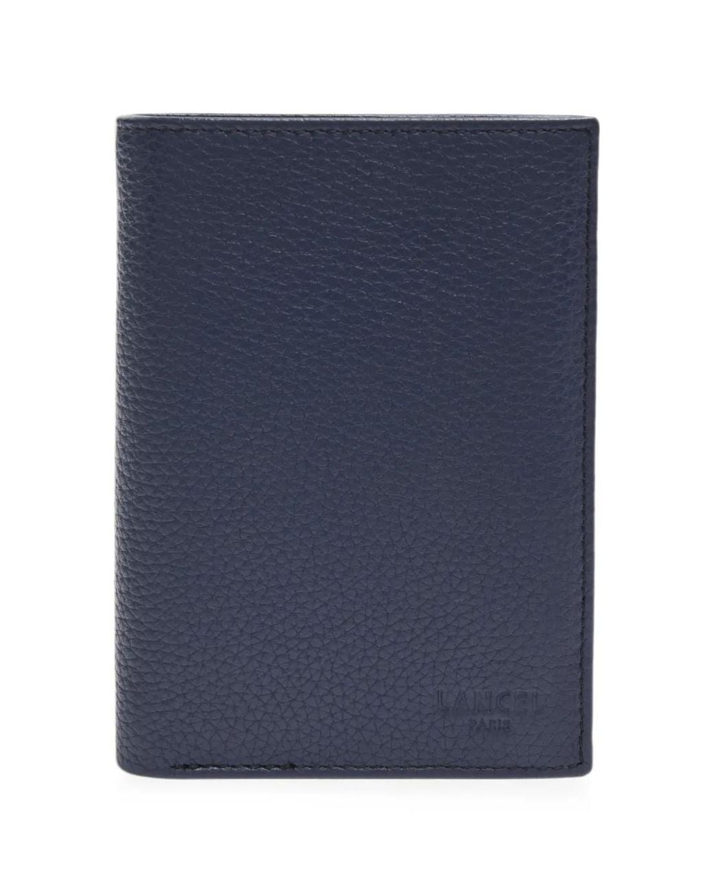 Lancel Blue Leon Grained Leather Wallet for men