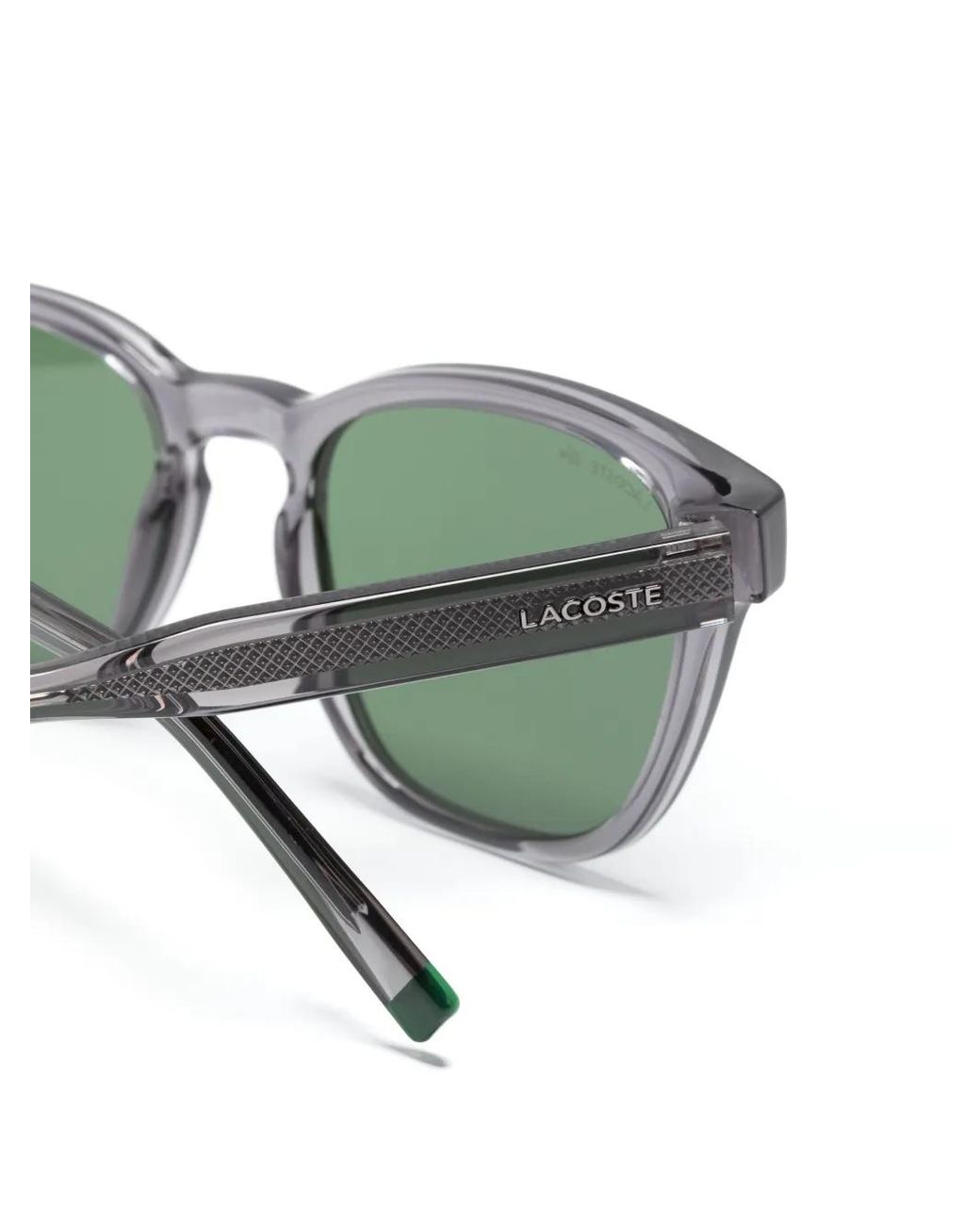 Lacoste Green Square-Frame Sunglasses for men