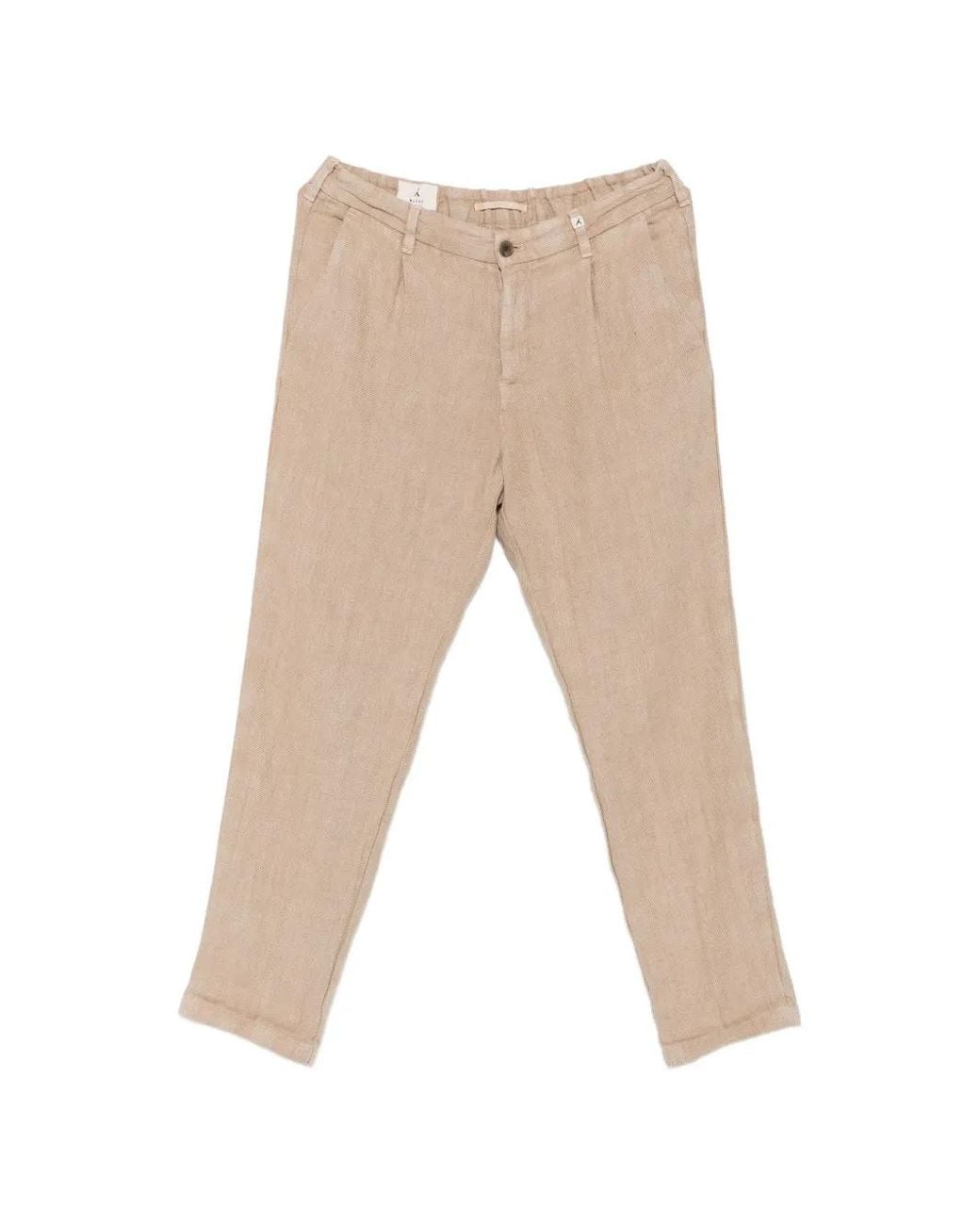 Myths Natural Pleated Trousers for men
