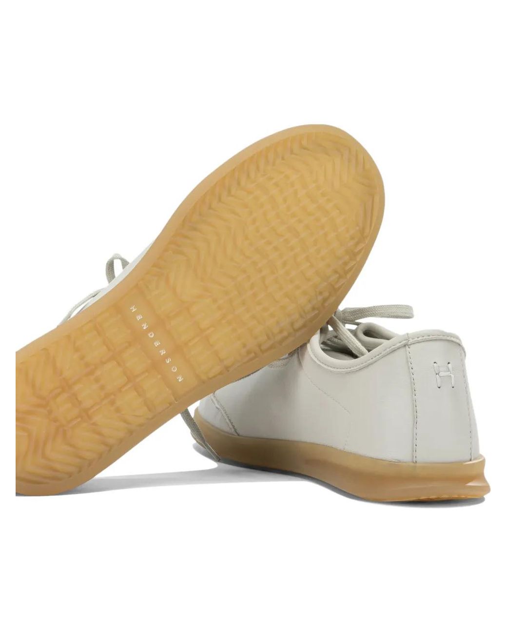 Henderson White Elton Leather Sneakers for men