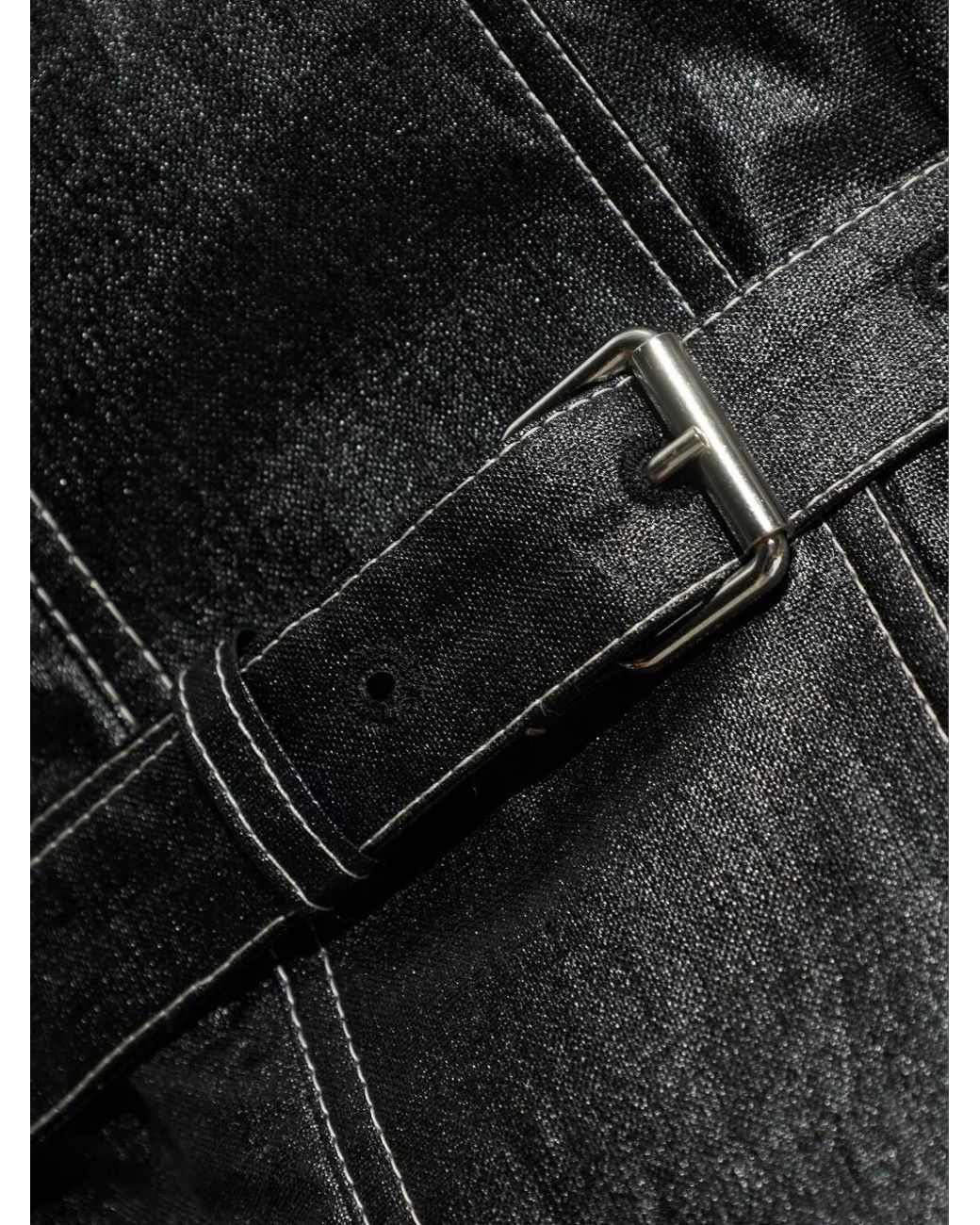 Jacquemus Black Jacke Mit Gürtel