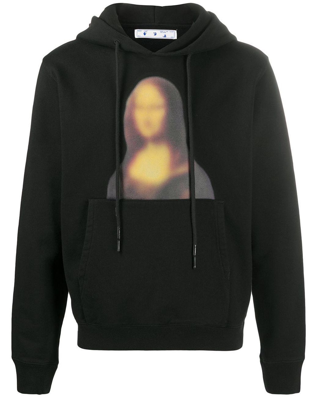 off white mona lisa hoodie black